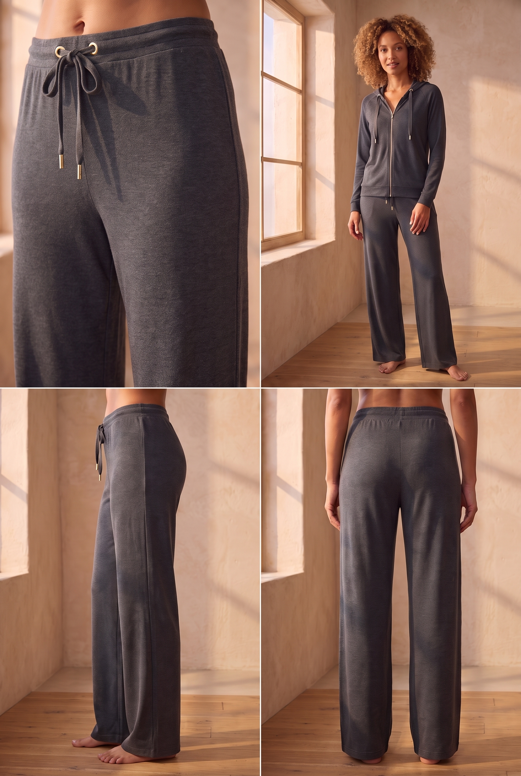 22511W3002 LOUNGEWEAR KADIN PANTOLON ANTRASİT