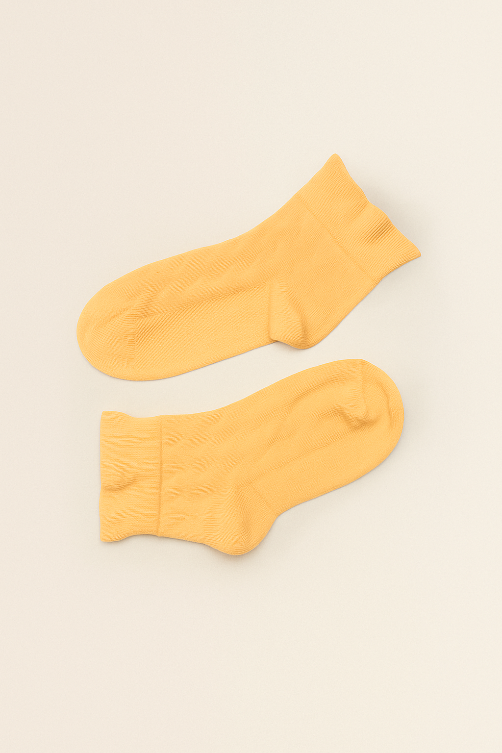 Kadın Bileği Fırfırlı Step Çorap Turuncu