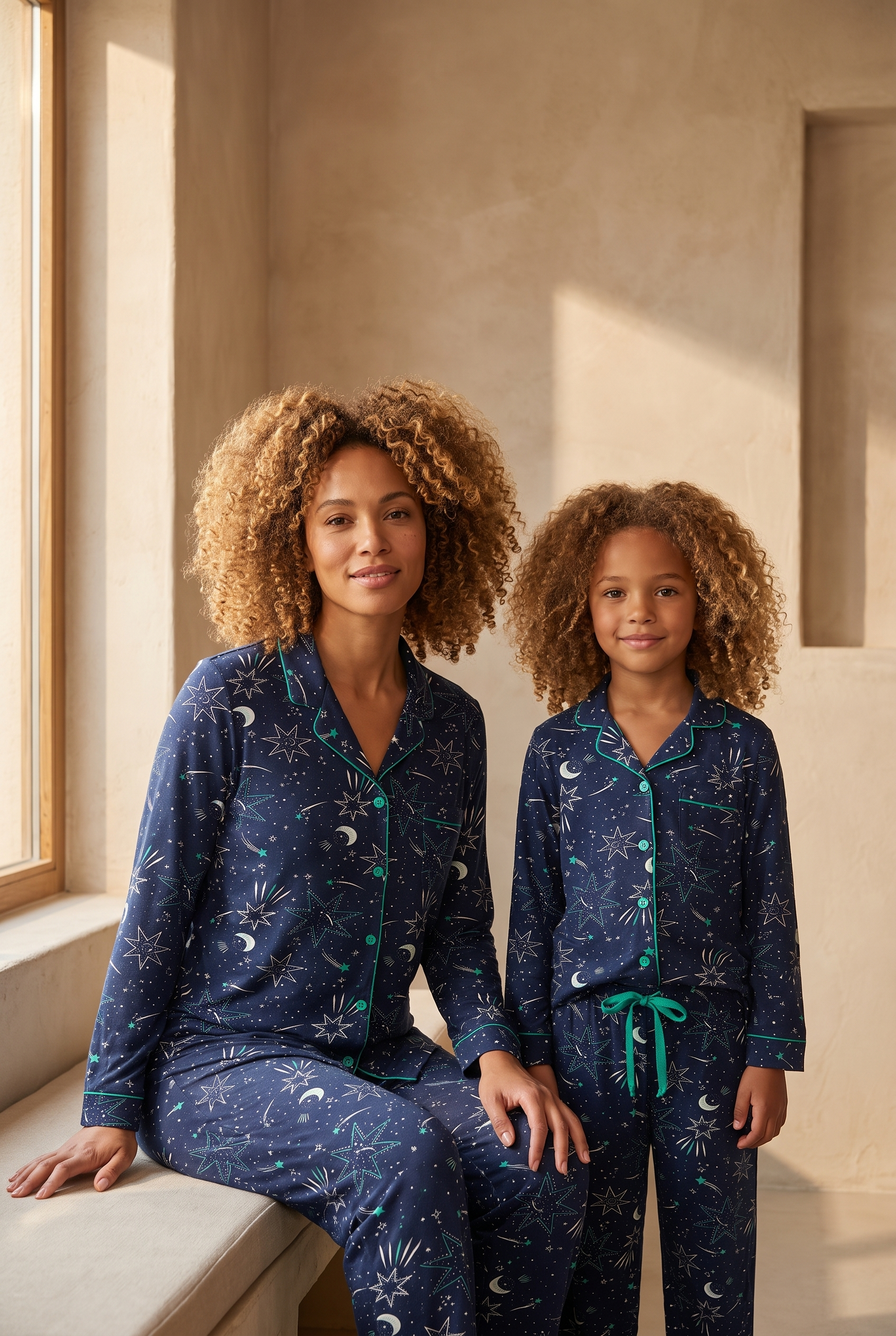 Kadın Blue Harmony Pijama Takımı Lacivert