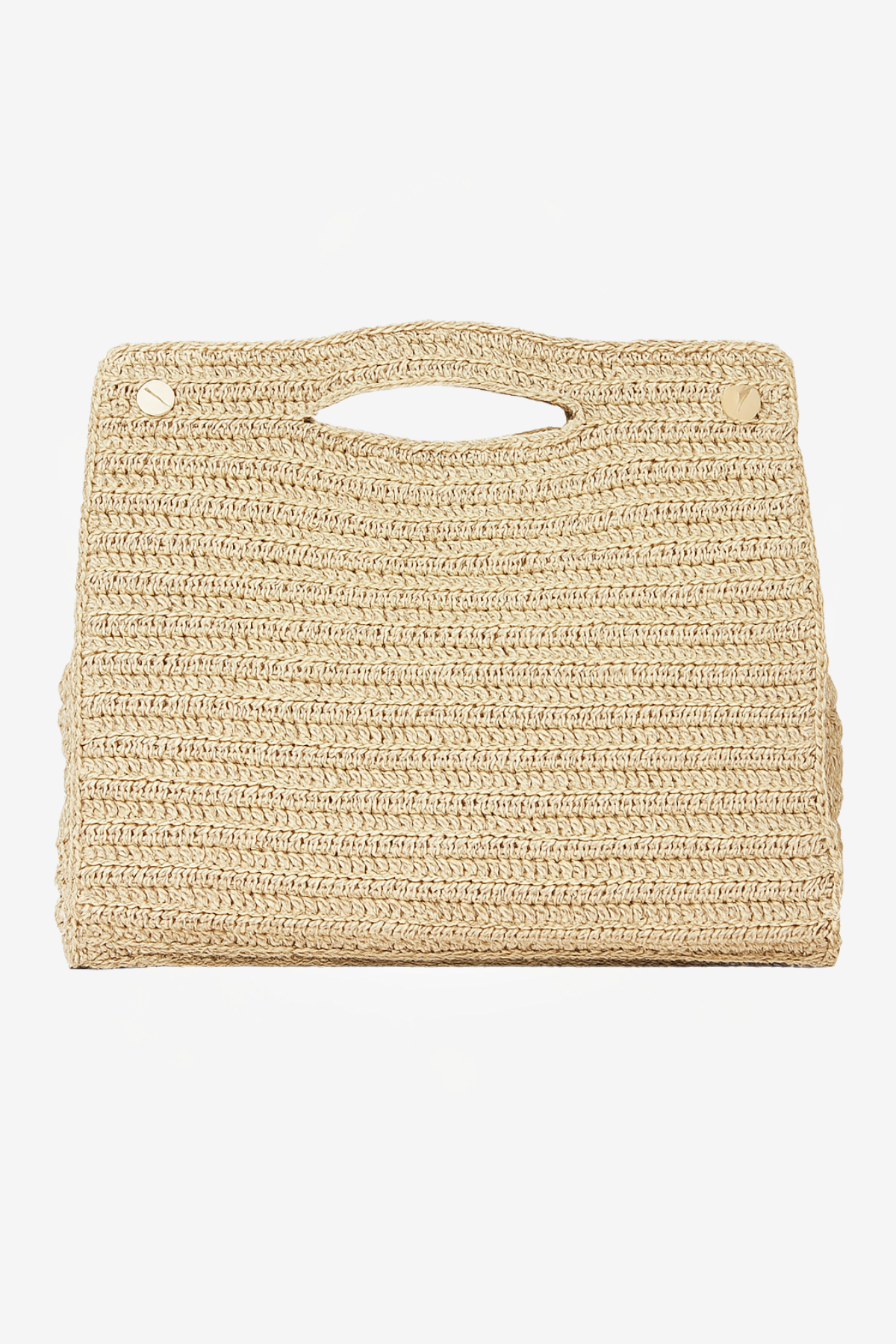 Kadın Çizgi Şeritli Büyük Boy Hasır Çanta