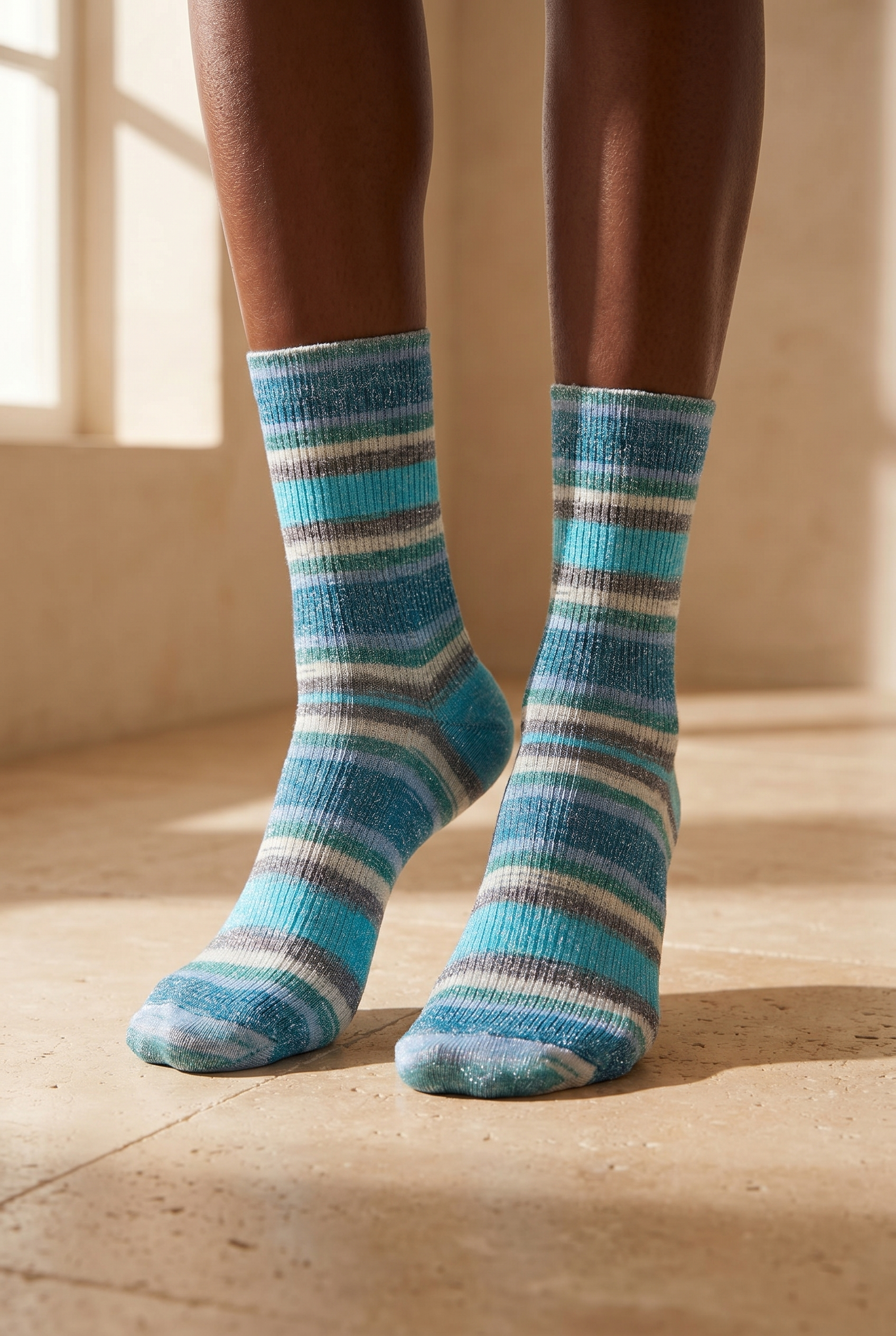 Women's Colorful Socket Socks