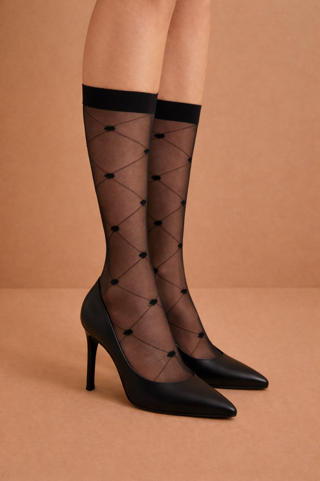 Kadın Dizaltı Soket Çorap Siyah