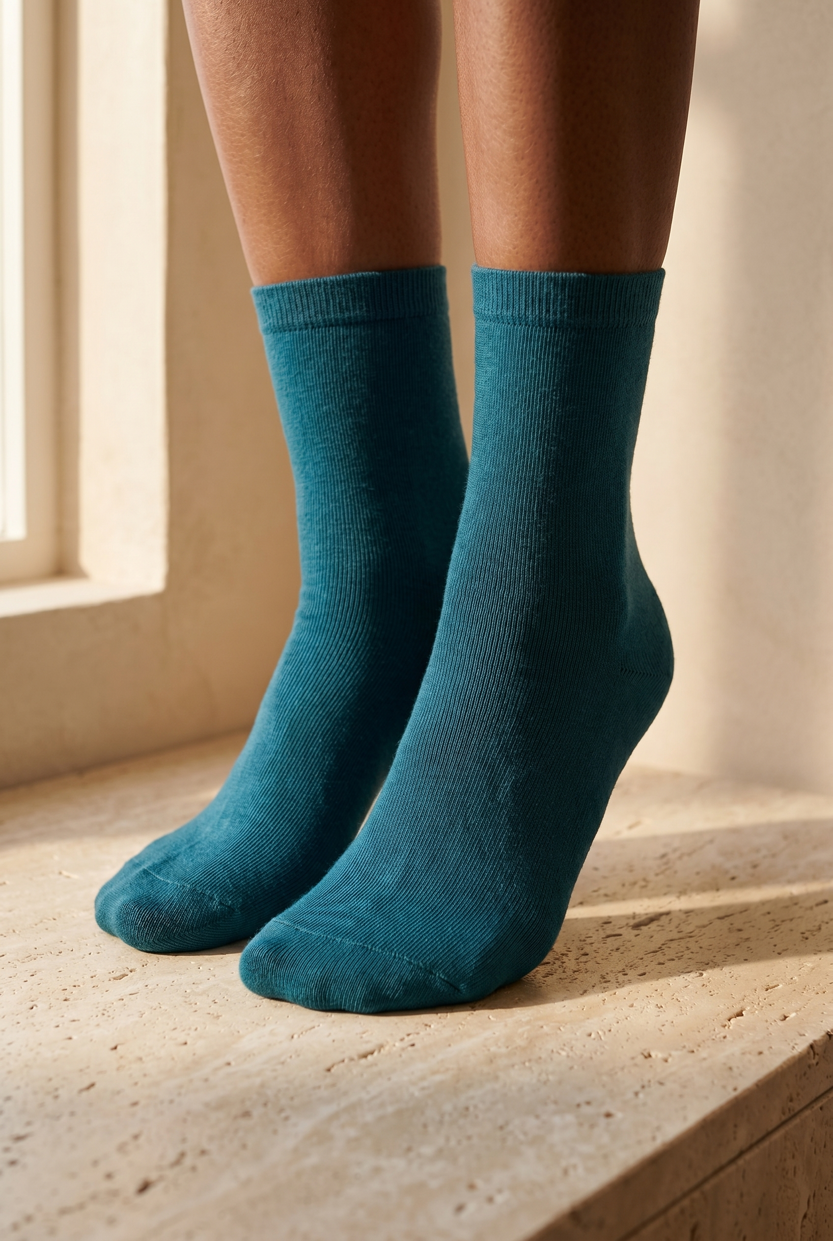 Women's Family Basic Socks Green