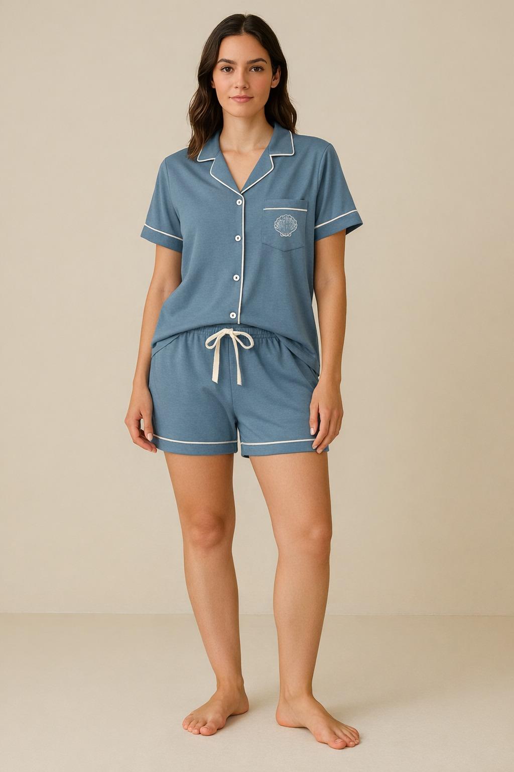 Kadın Sea La Vie Şortlu Pijama Takımı