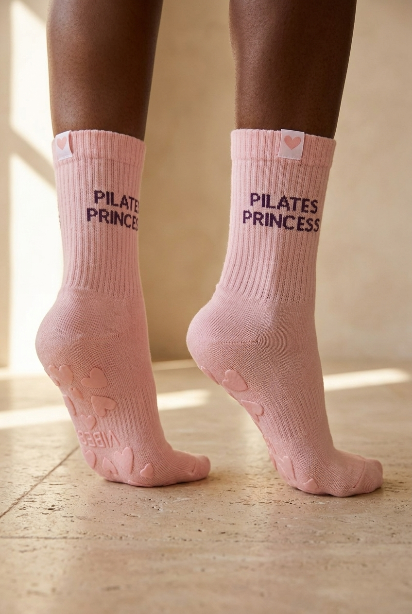 Kadın Soket Pilates Çorabı Çok Renkli