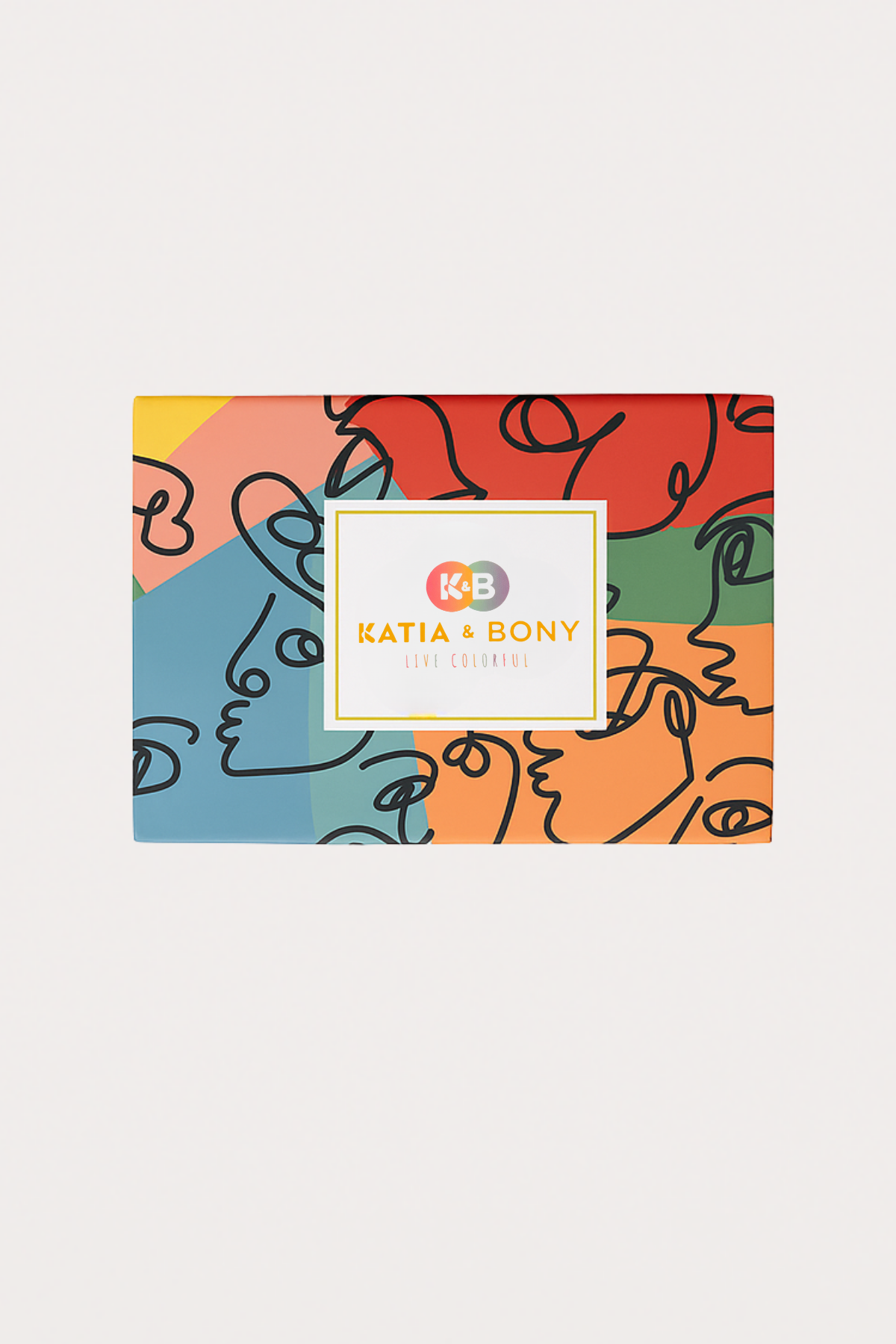 Kadın Yüz Desenli 3'lü Kutulu Soket Çorap