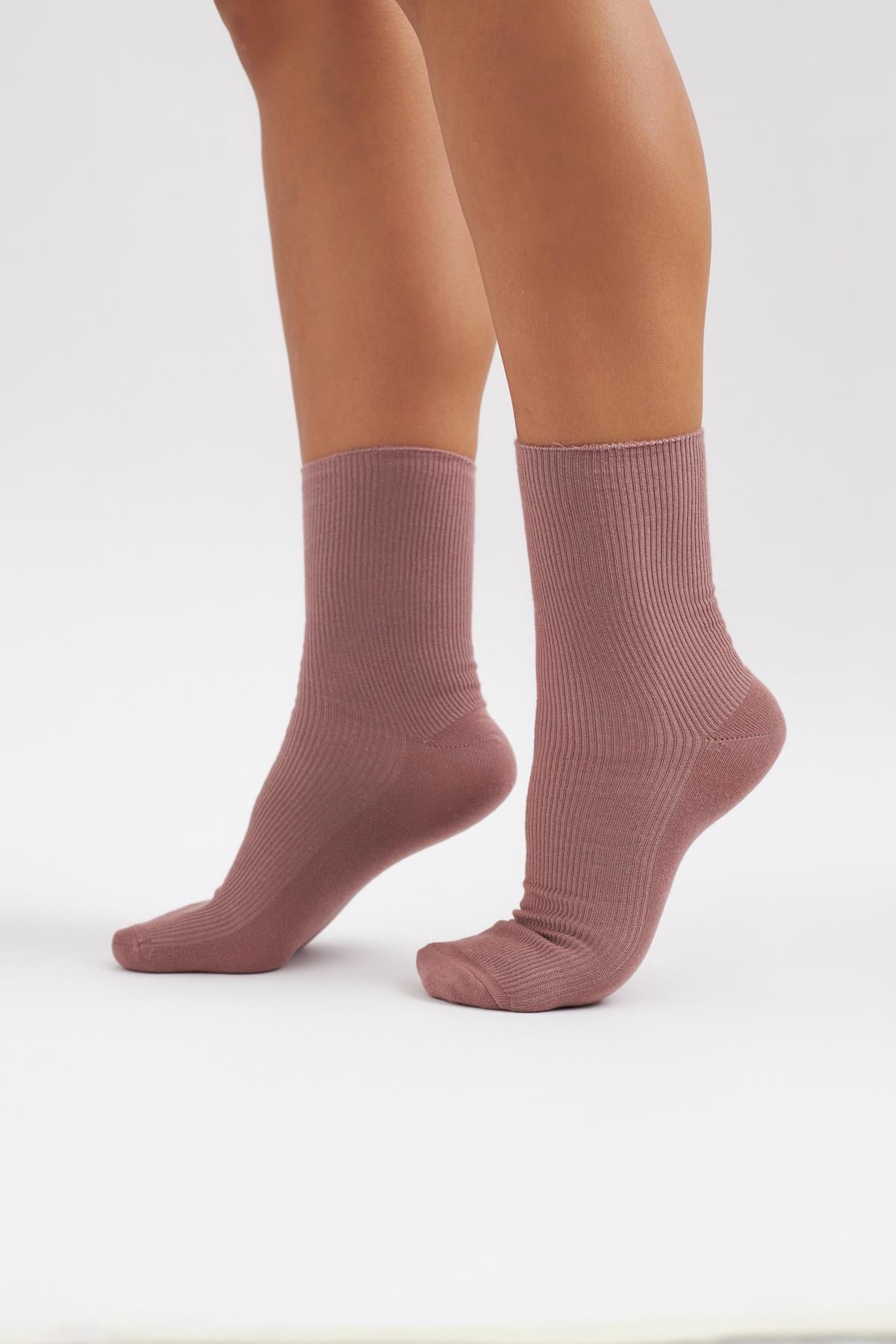 Katlanabilir Unisex Soket Çorap Pembe