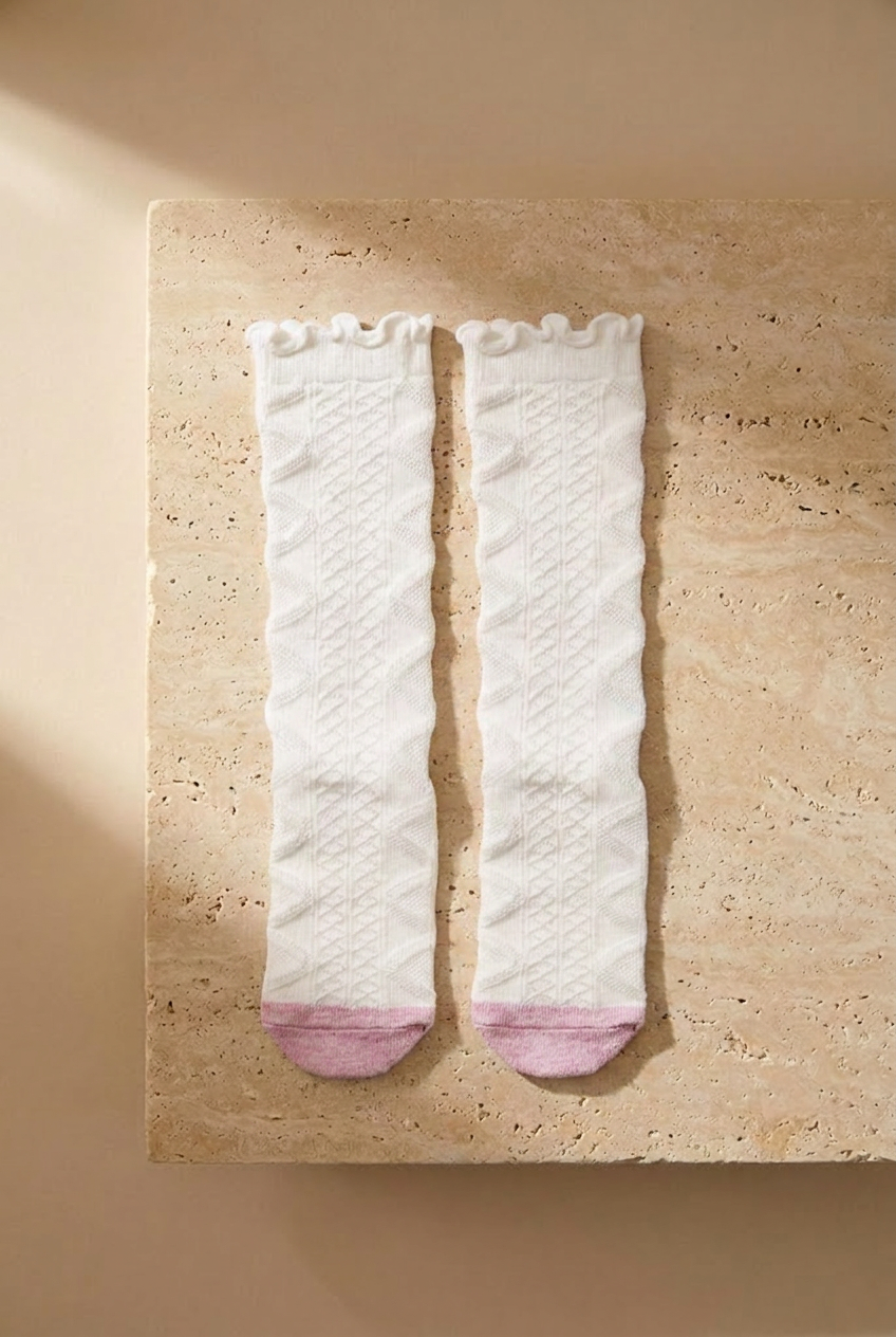 Baby Girl 3 Pack Knee Socks Pink