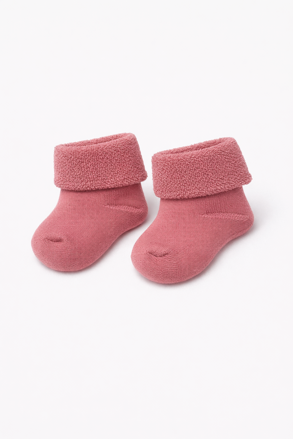 Kız Bebek 4'lü Havlu Soket Çorap Pembe Mix