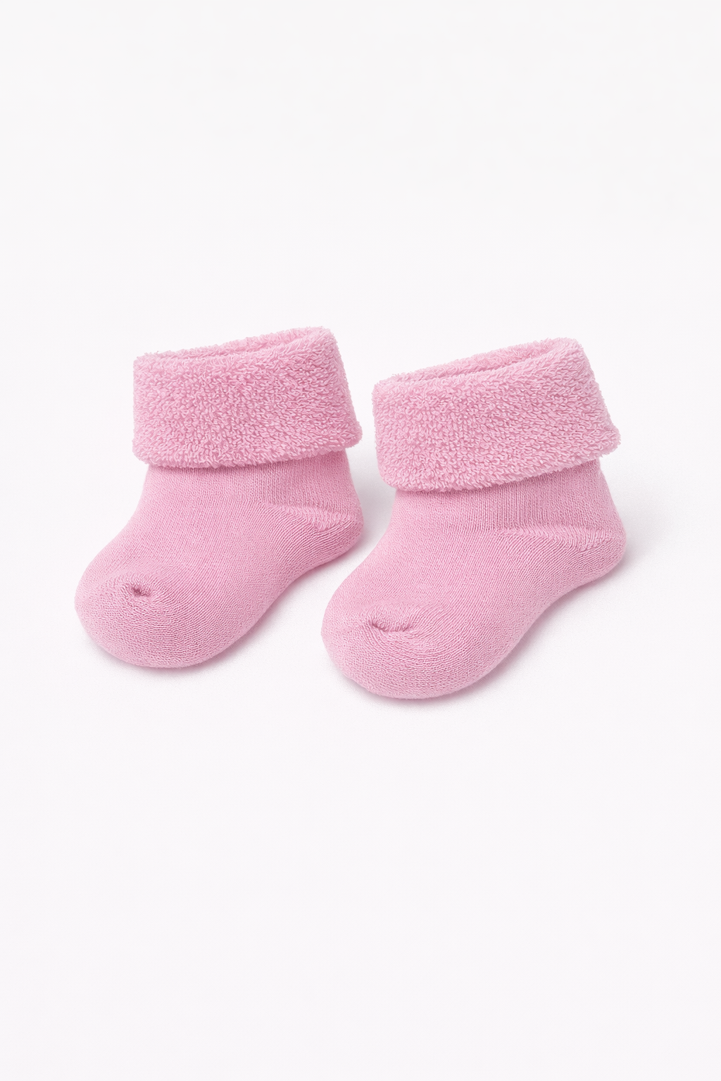 Kız Bebek 4'lü Havlu Soket Çorap Pembe Mix