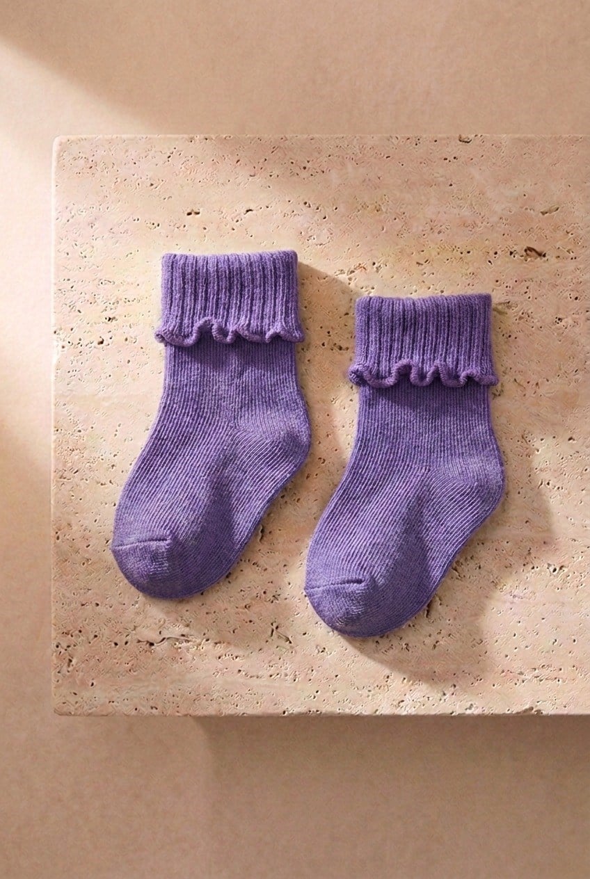 Baby Girl Striped 5-Piece Socks