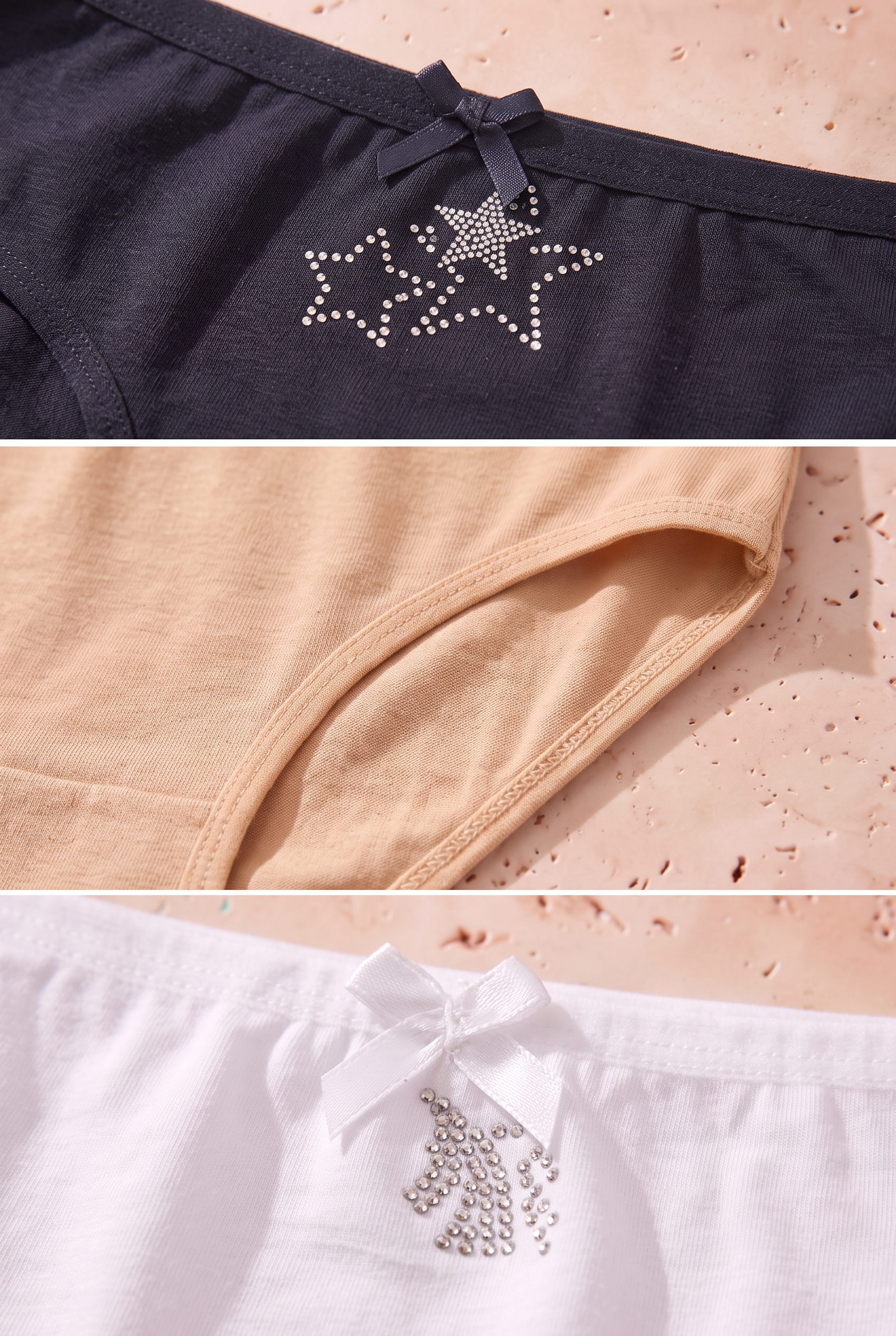 Kız Çocuk 5'li Paket Çok Renkli Slip Külot