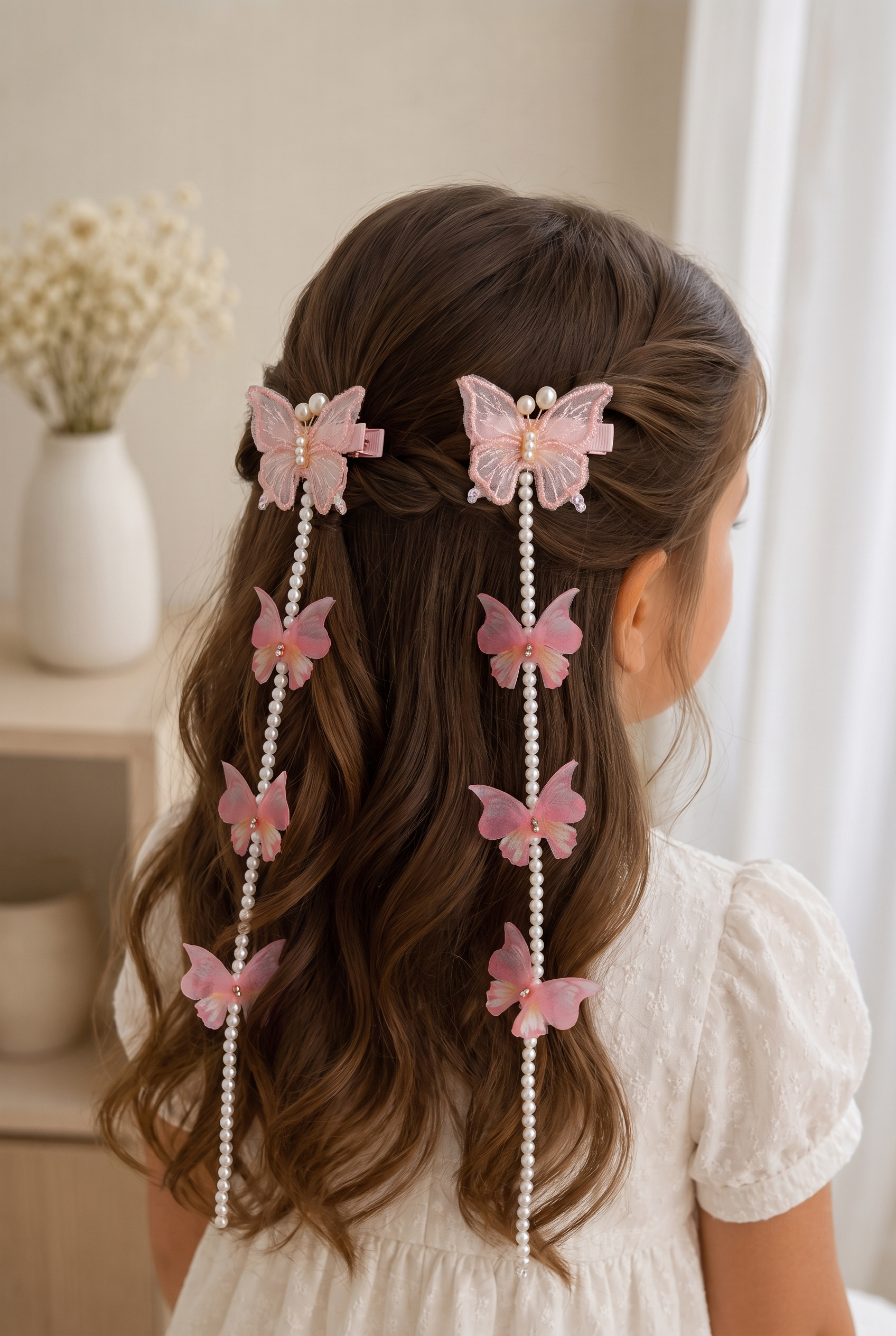 22505G2375 SALLANTILI İNCİ TOKA-26536 Pembe