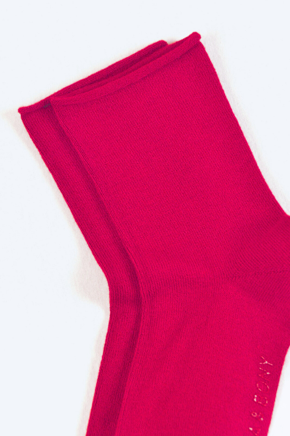 Kız Çocuk Lastiksiz Modal Soket Çorap Koyu Pembe