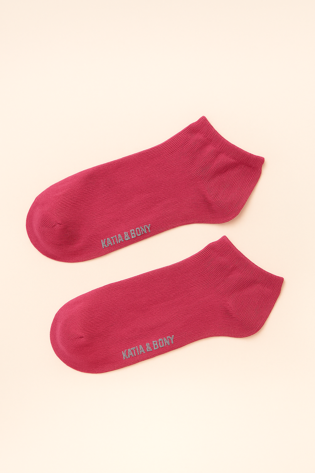 Kız Çocuk Step Çorap Koyu Pembe