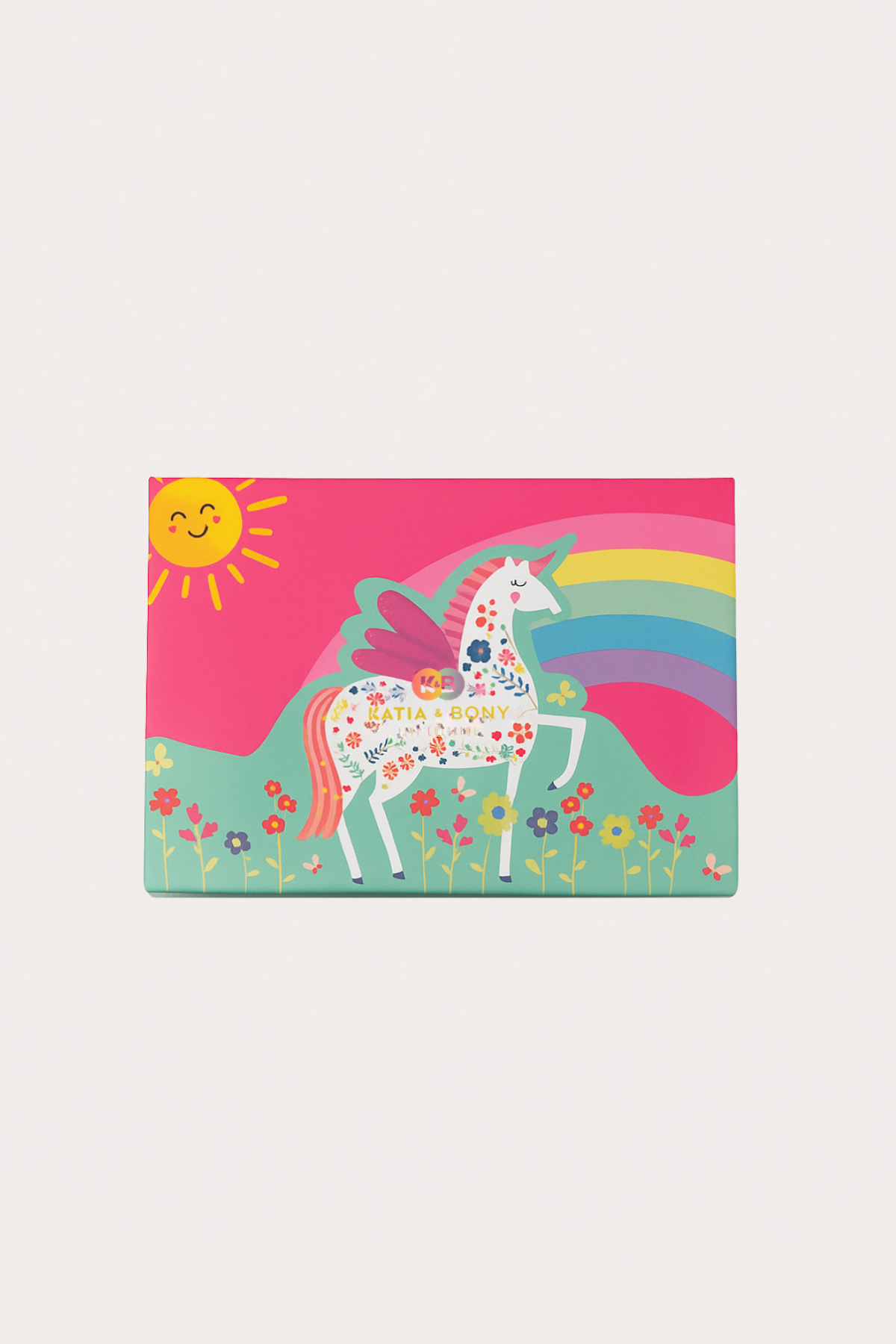 Kız Çocuk Unicorn Desenli 3'lü Kutulu Soket Çorap