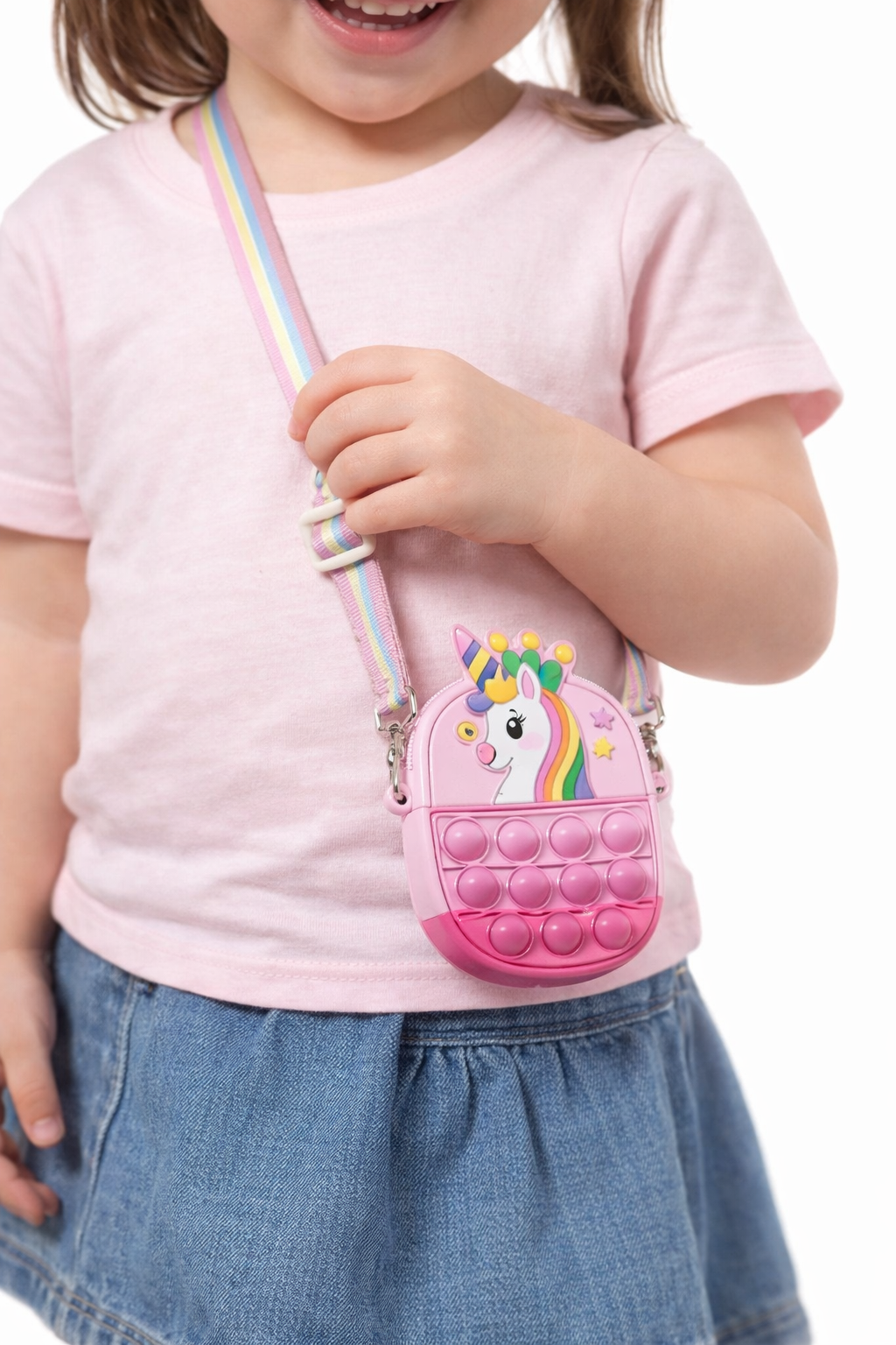 22505G2124 UNICORN PATPATLI ÇANTA Desenli