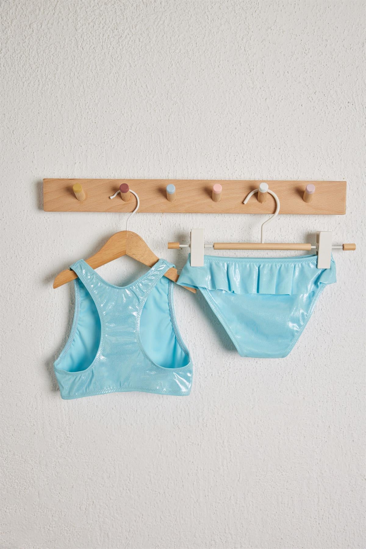 Little Unicorn Kız Çocuk Bikini Takım Turkuaz