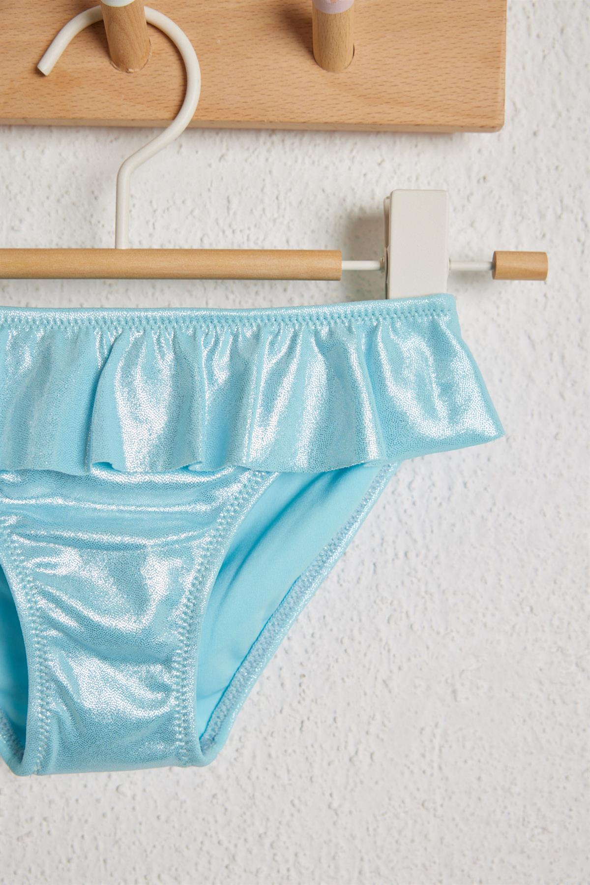 Little Unicorn Kız Çocuk Bikini Takım Turkuaz