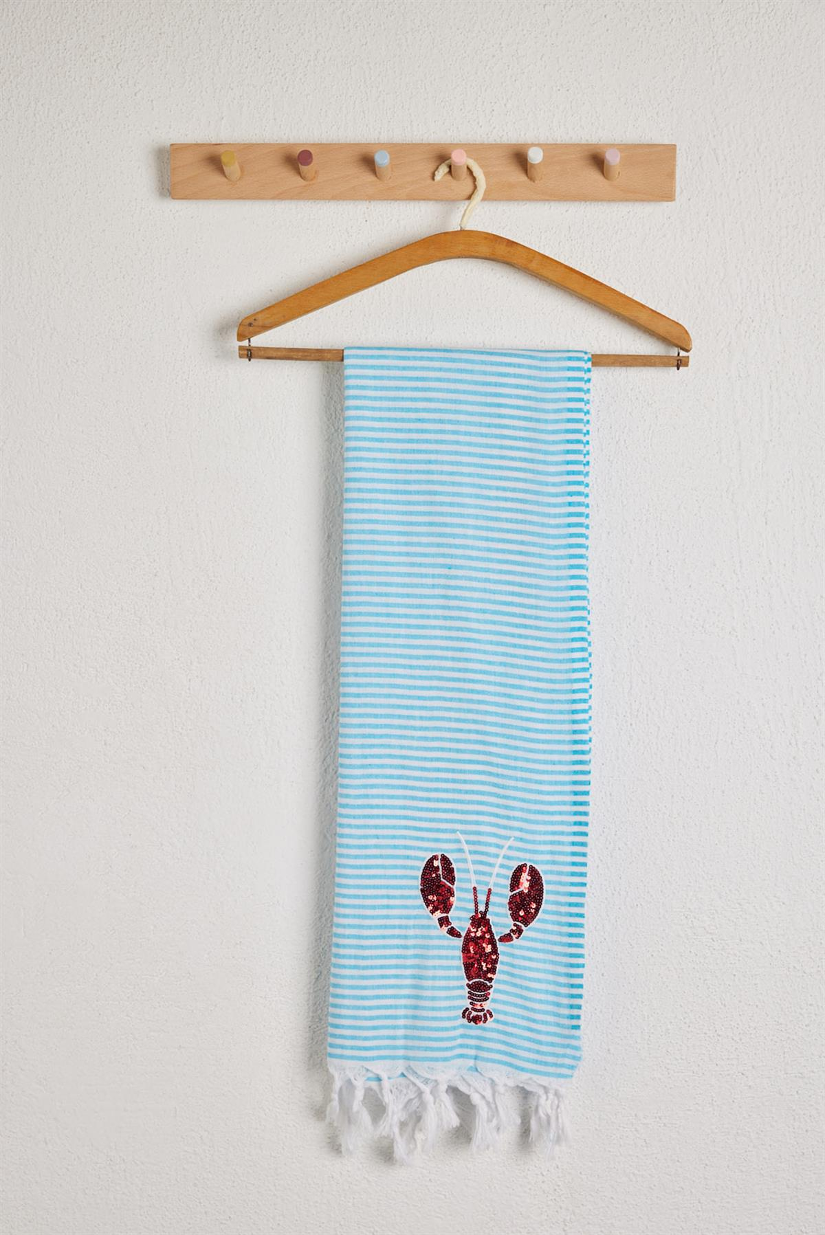 Lobster Çizgili Peştemal Havlu