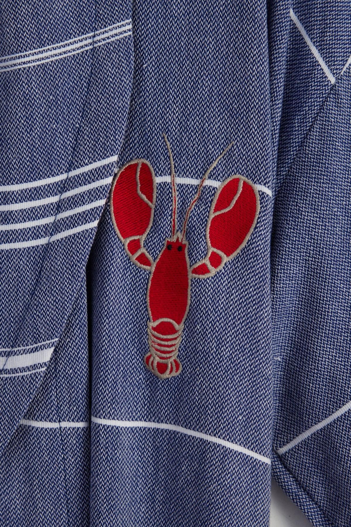 Lobster Erkek Çocuk Peştemal Lacivert/Beyaz