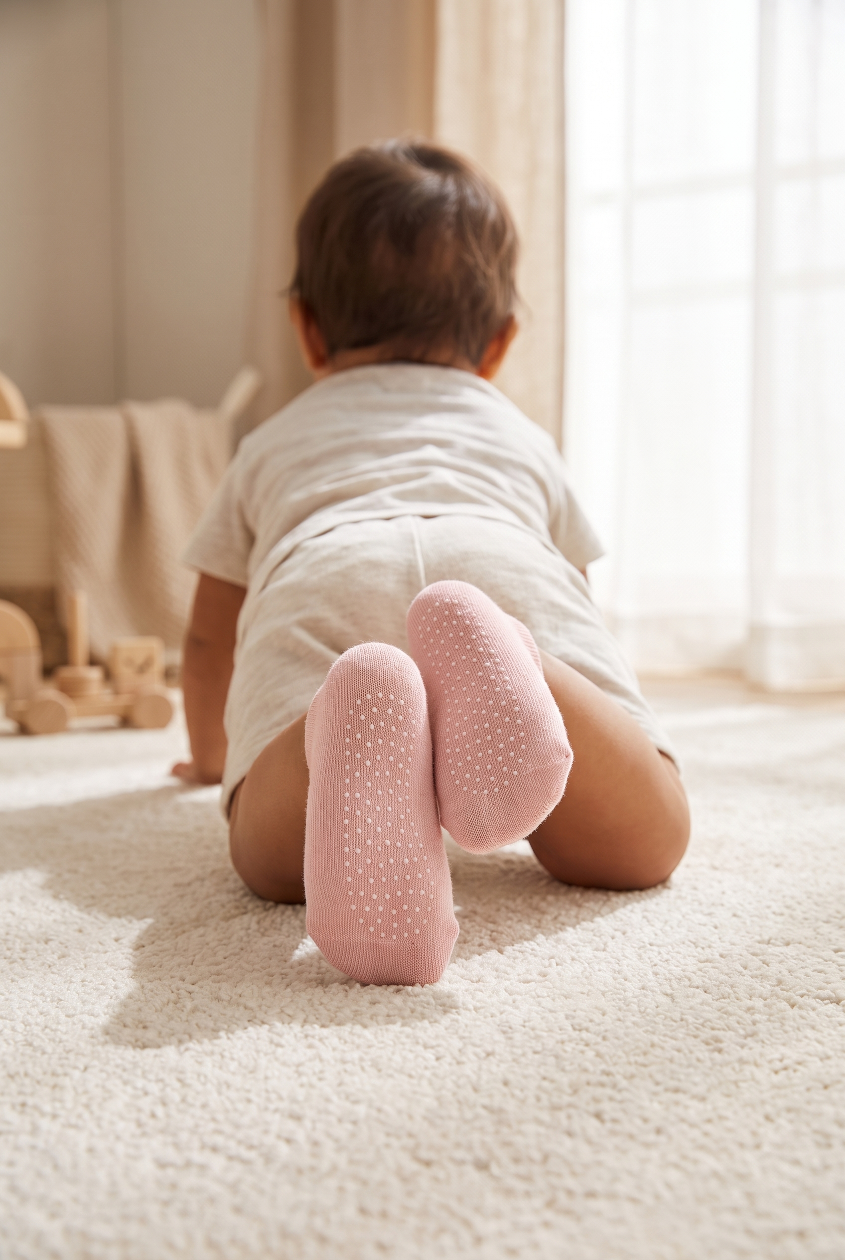 Lovers Baby Invisible Socks Pink