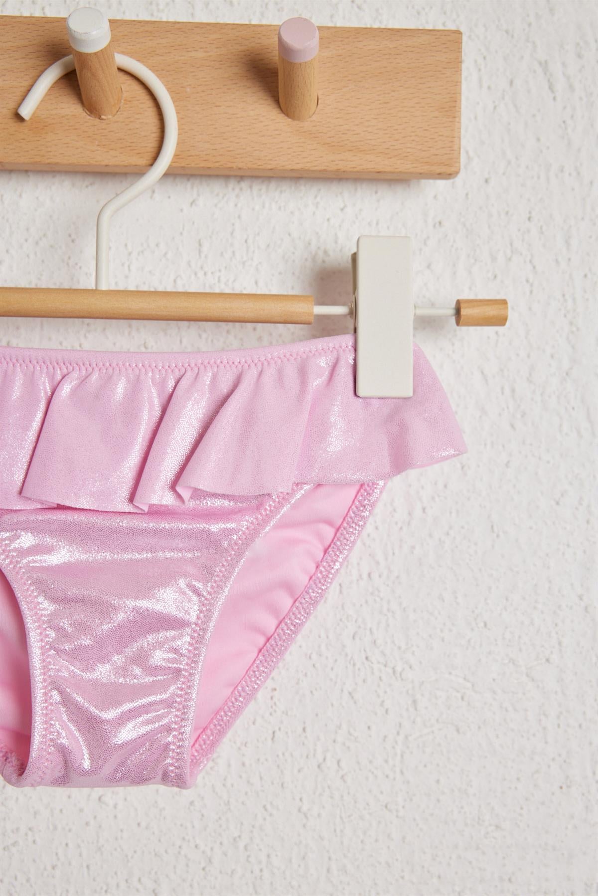 Mermaid Kız Çocuk Bikini Takım Pembe
