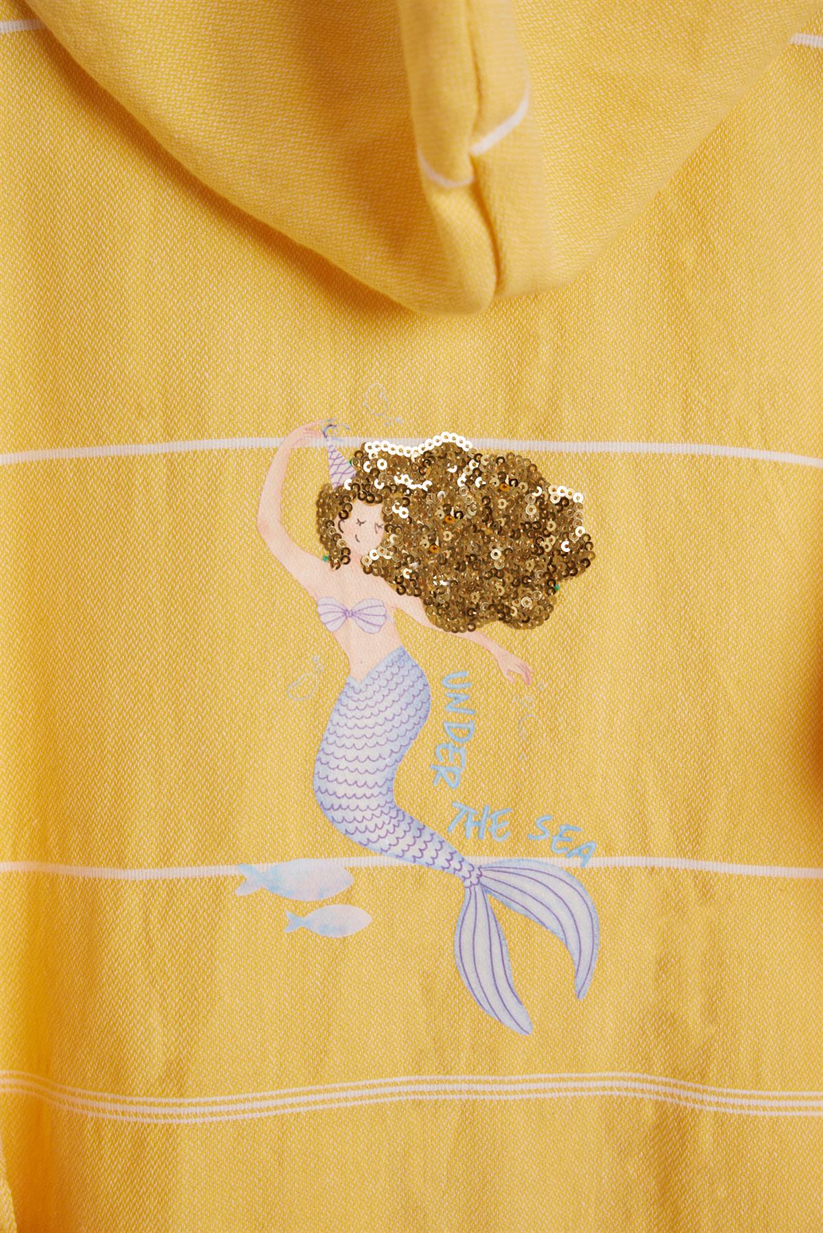 Mermaid Kız Çocuk Peştemal