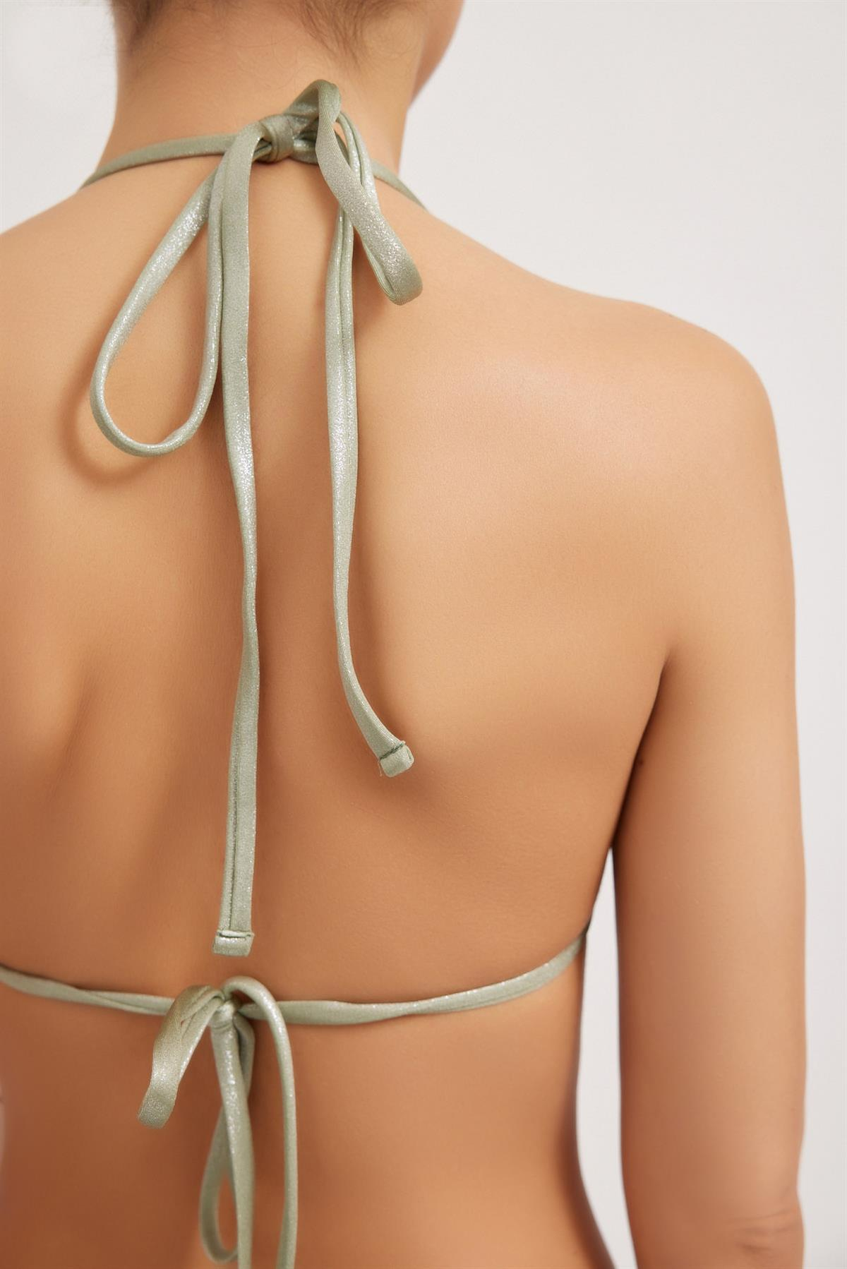 Mint Üçgen Kadın Bikini Üst SOFT Yeşil