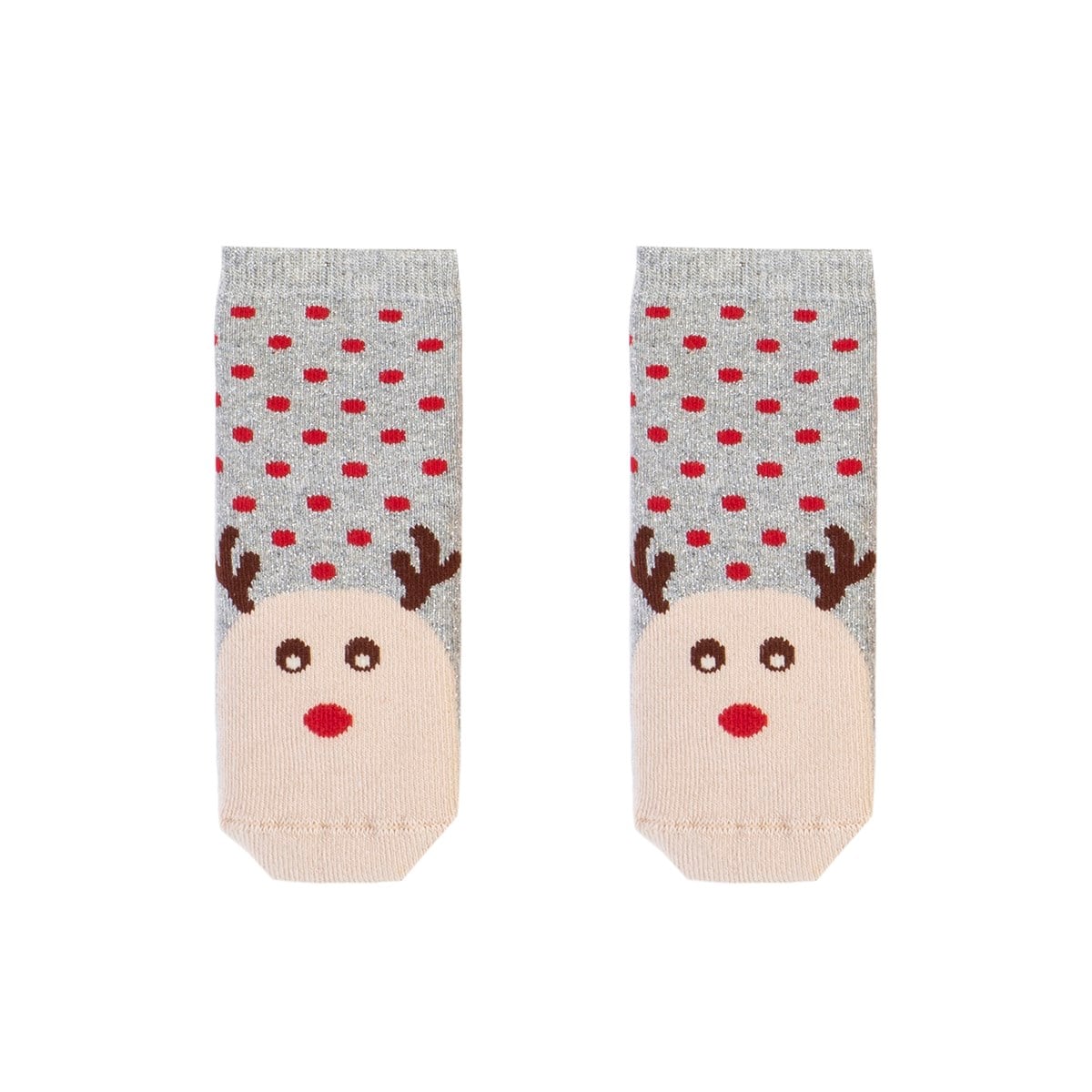 New Dear Bebek Soket Çorap  Tekli-SILVER