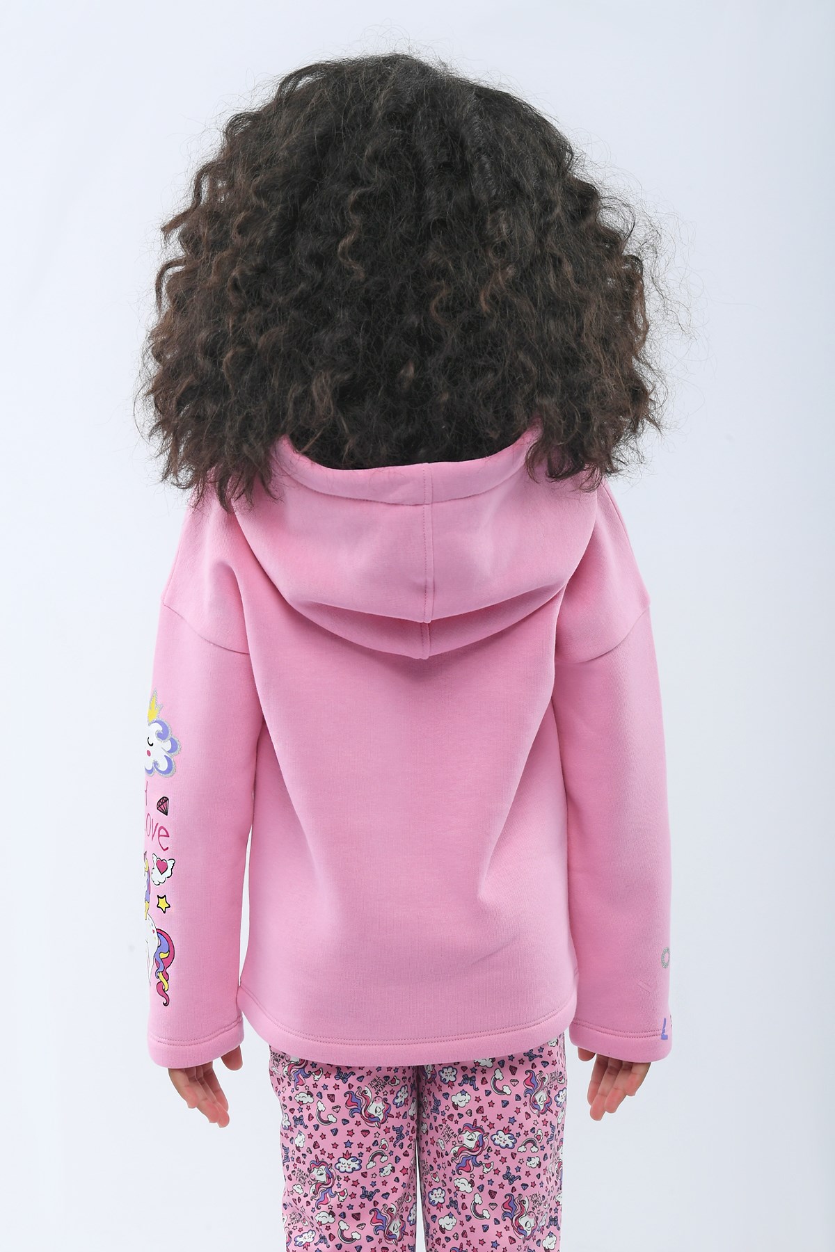 Over The Rainbow Kız Çocuk Sweatshirt Pembe
