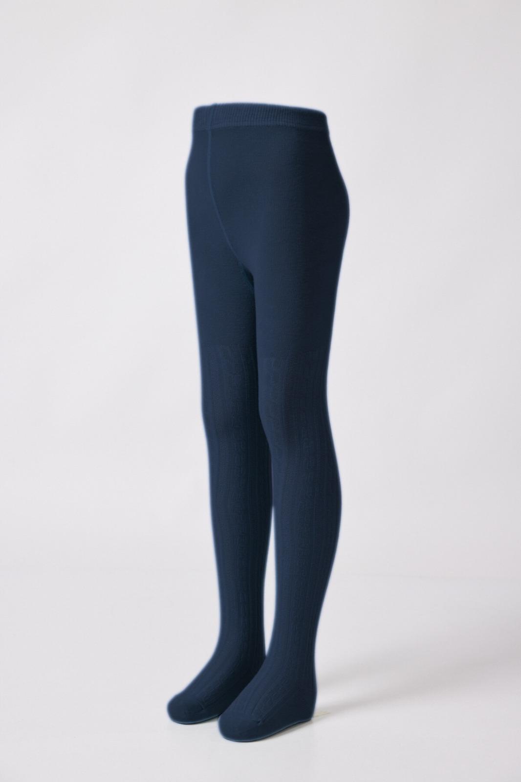 Pamuklu Çocuk Külotlu Çorap Lacivert