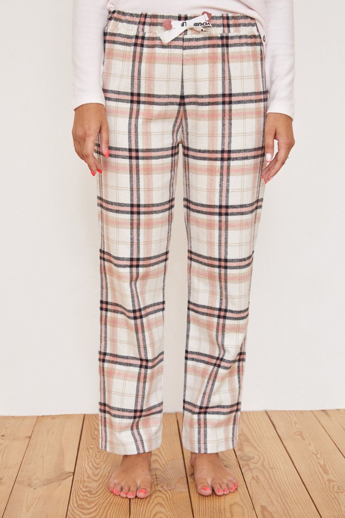 Pastel Neutrals Kadın Pantolon Desenli