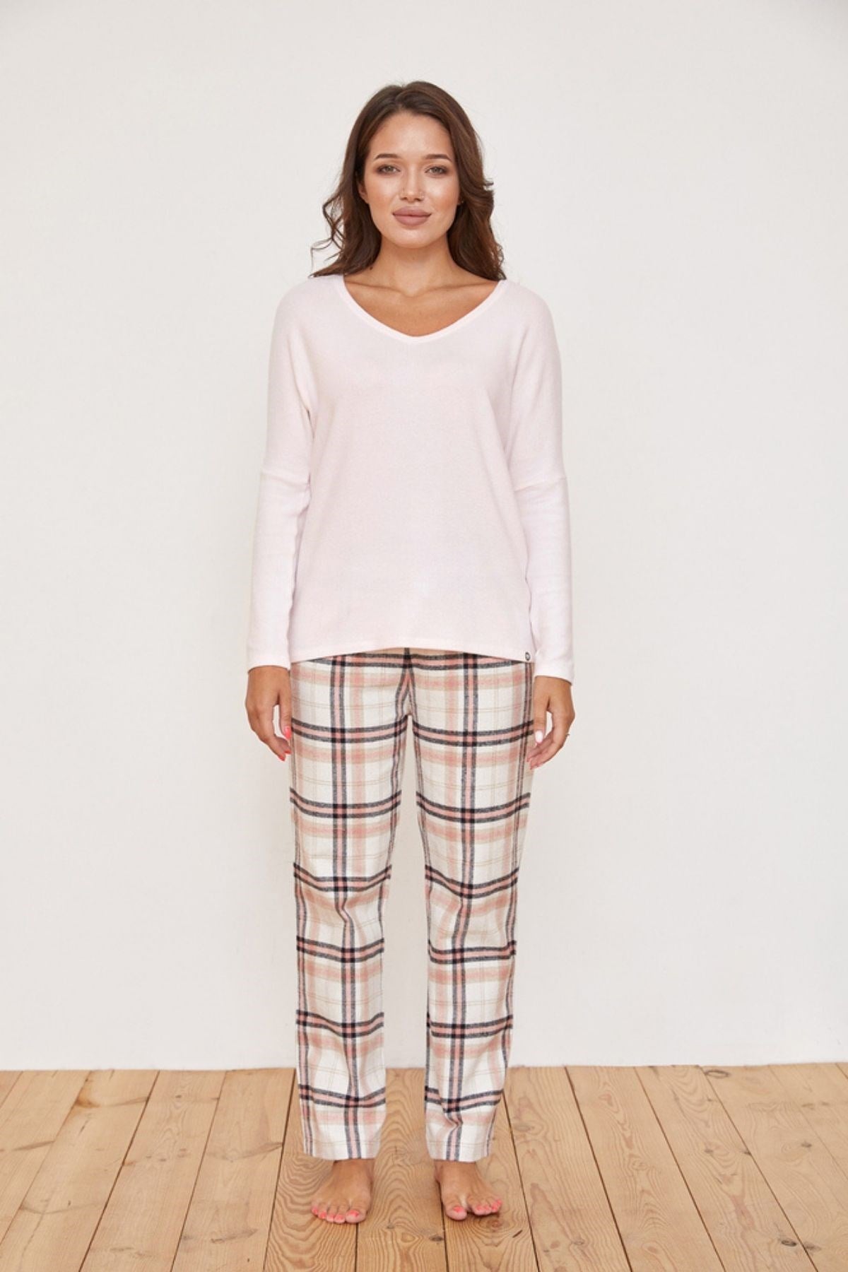 Pastel Neutrals Kadın Pantolon Desenli