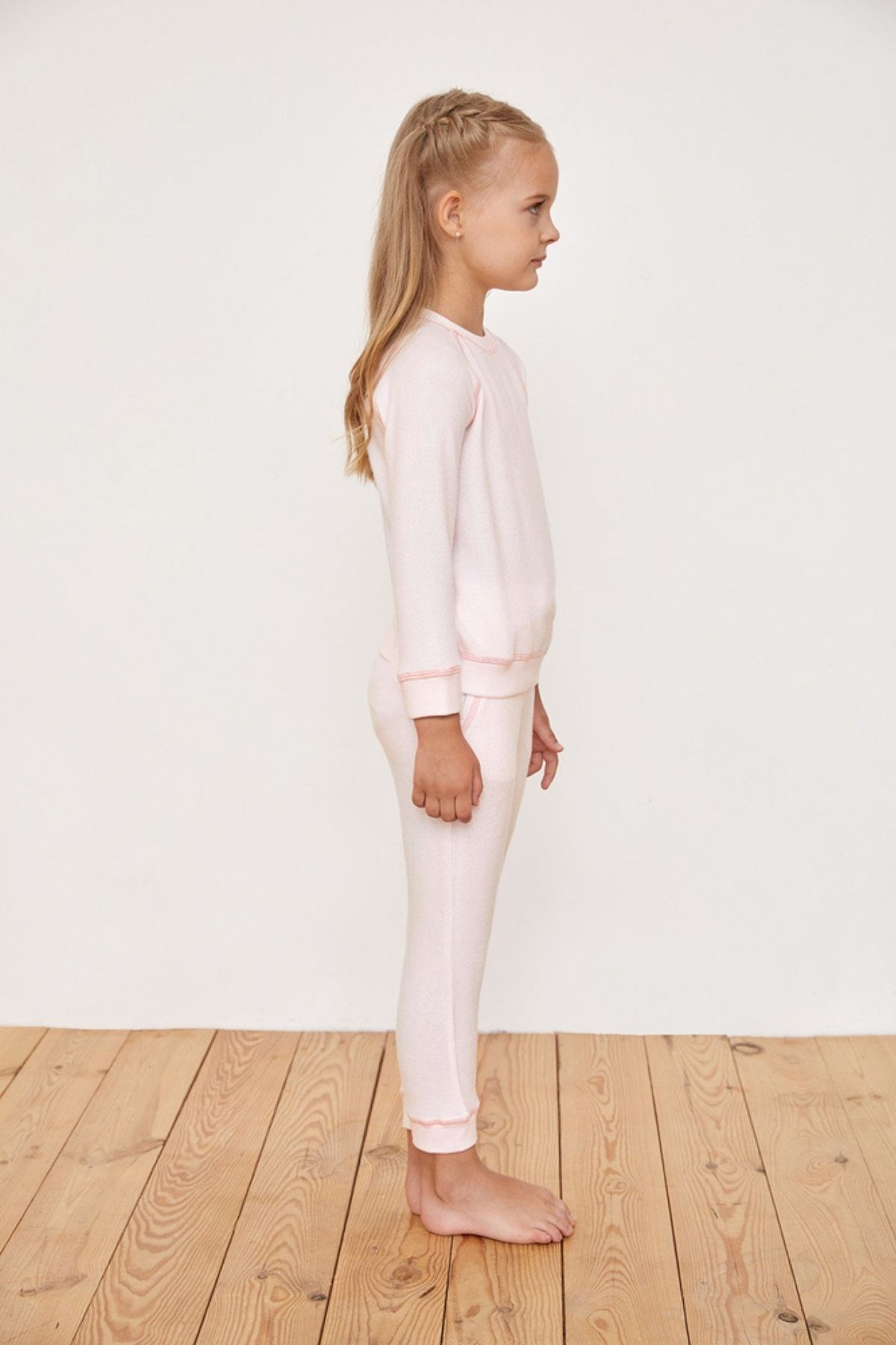 Pastel Neutrals Kız Çocuk Sweatshırt-Gül Pembe