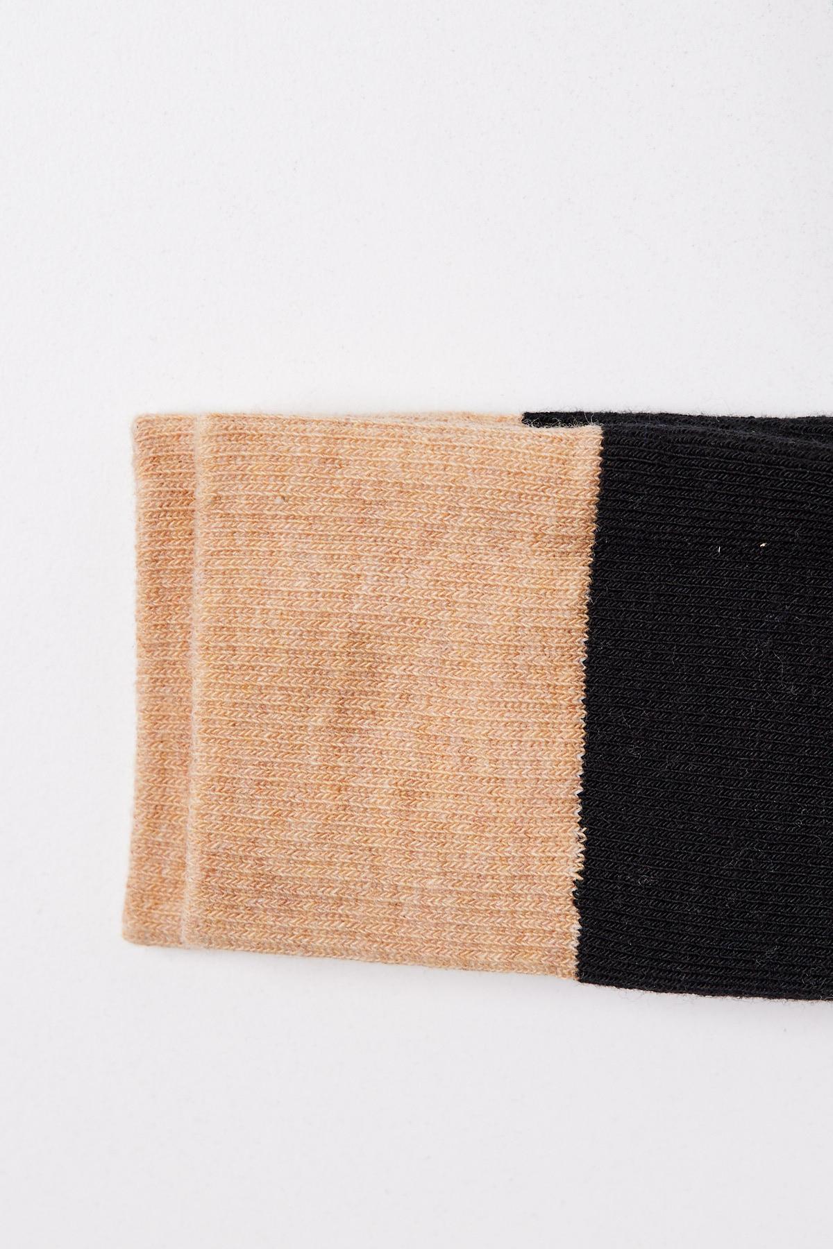 Pçası Detaylı Bebek Havlu Tayt SİYAH