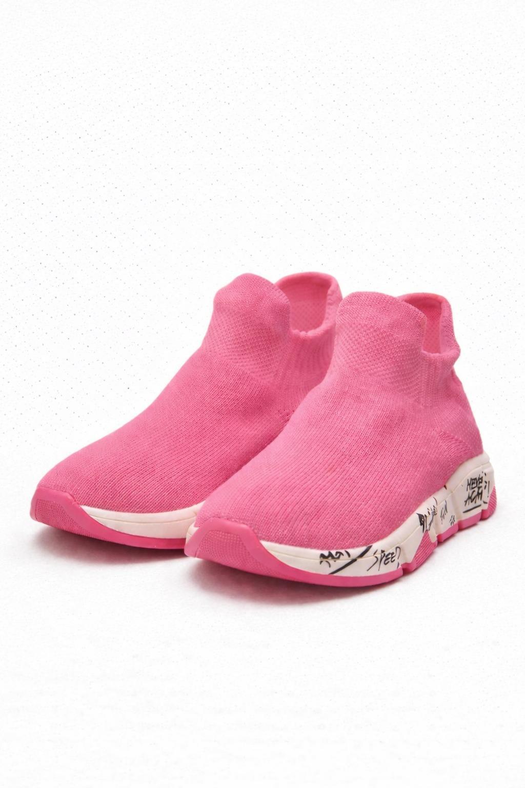 Player Çocuk Çorap Ayakkabı Pembe