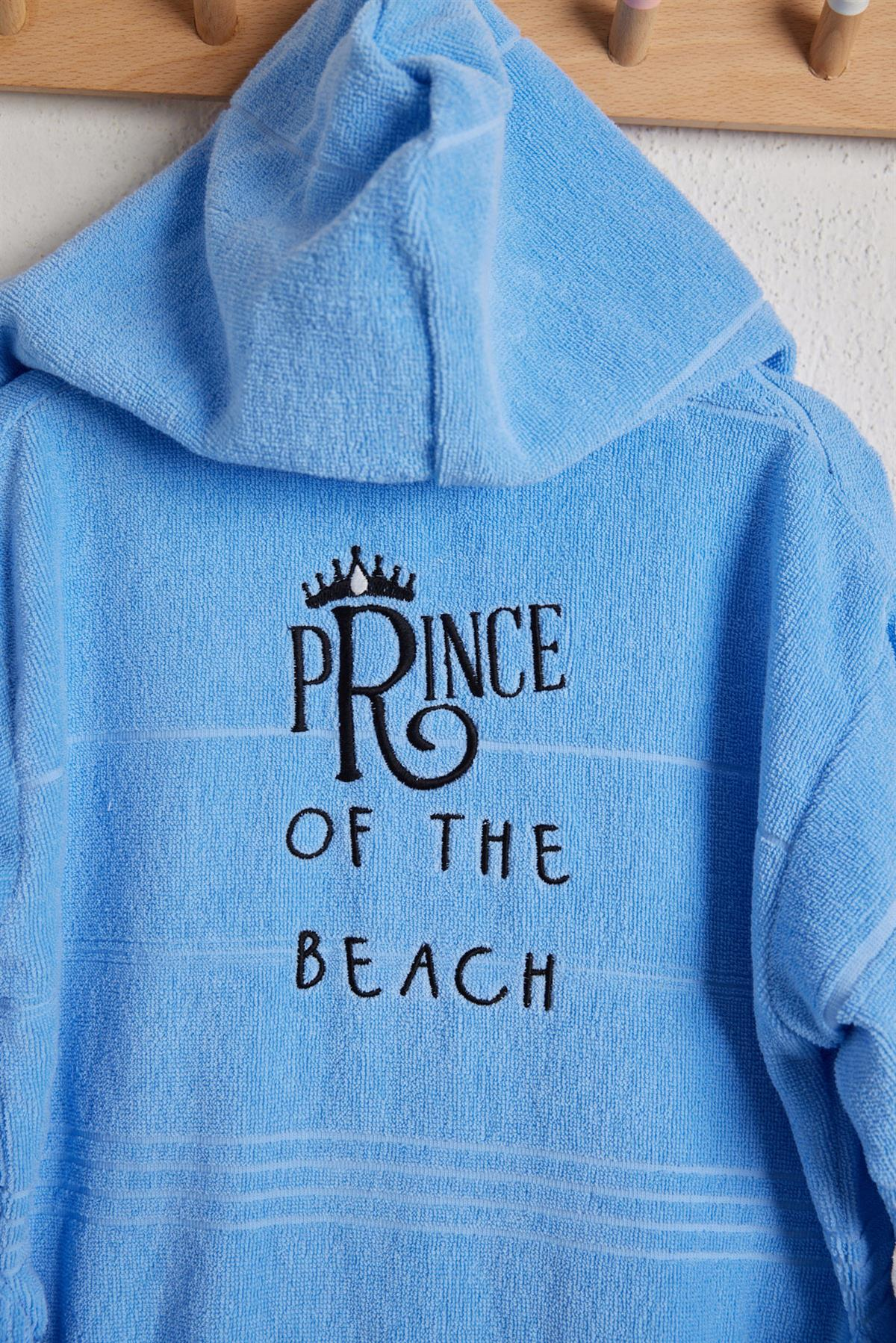 Prince Erkek Çocuk Bornoz MAVİ