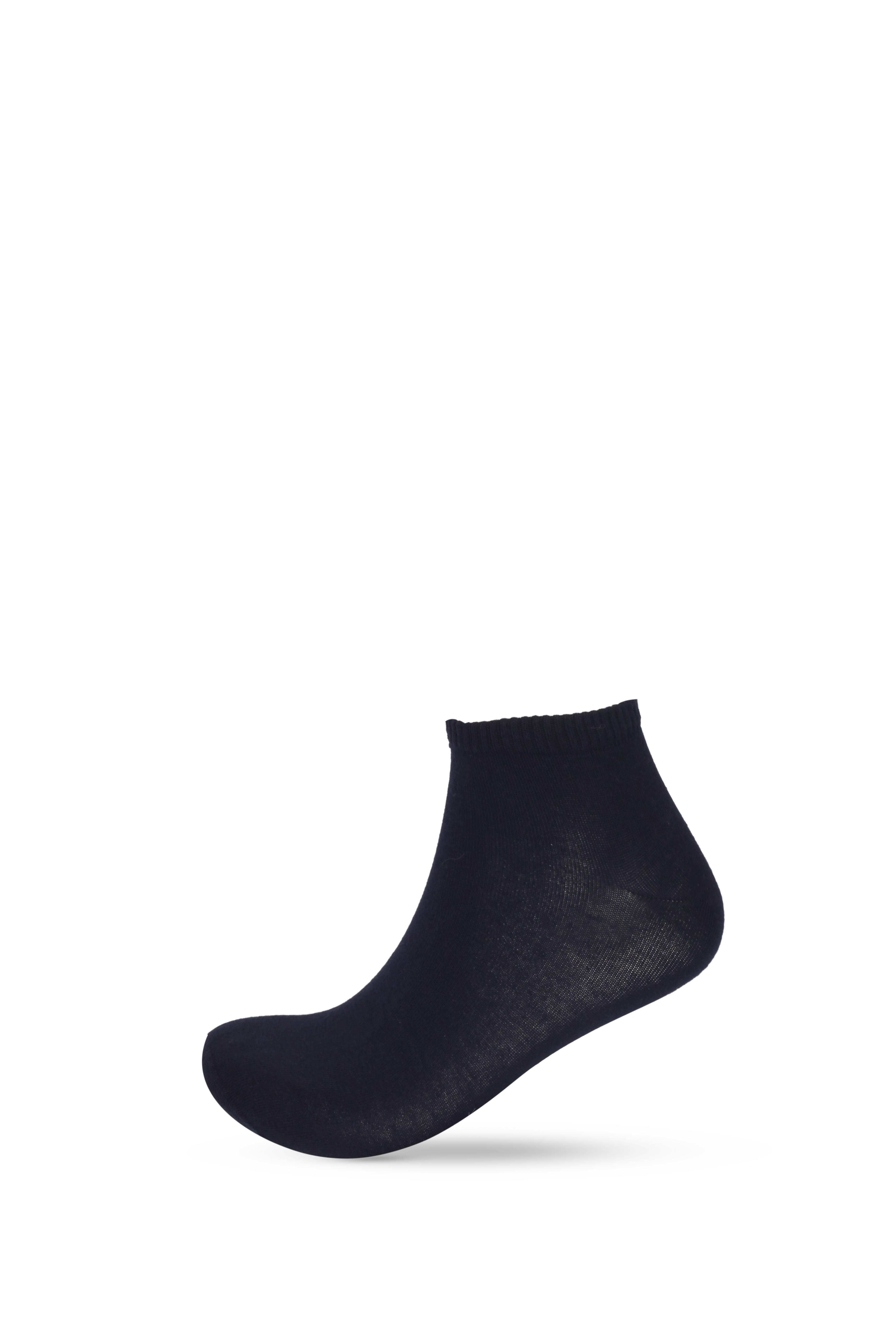 Run 3 lü Erkek Basic Patik Çorap Siyah/Siyah/Siyah