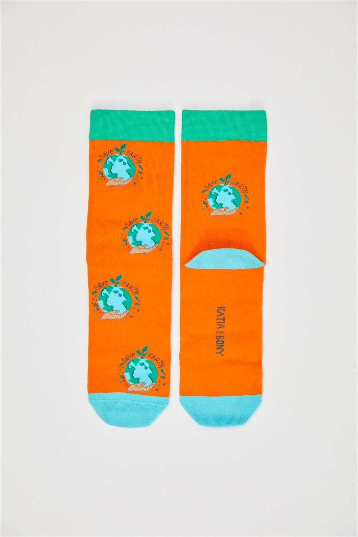Save The Natura 3'lü Paket Unisex Soket Çorap-Desenli