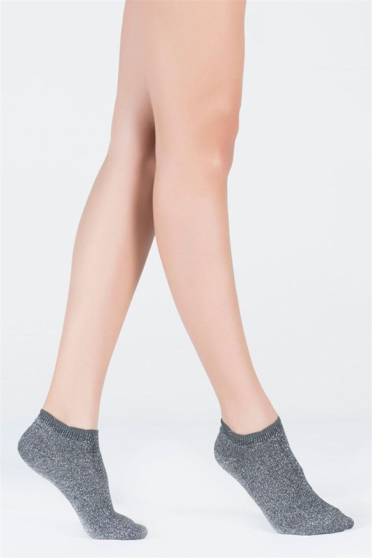 Shine Kadın Patik Çorap-Antrasit