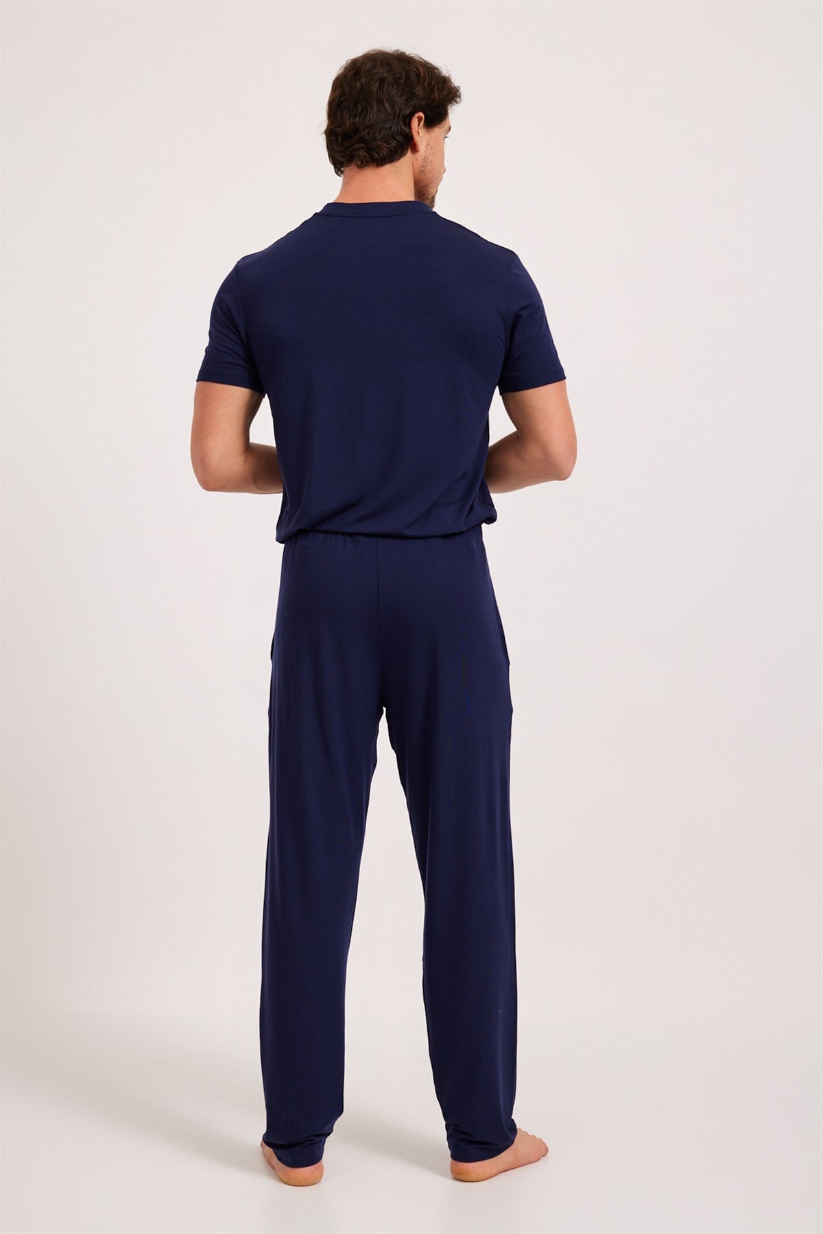 Silver Erkek Pijama Alt Lacivert