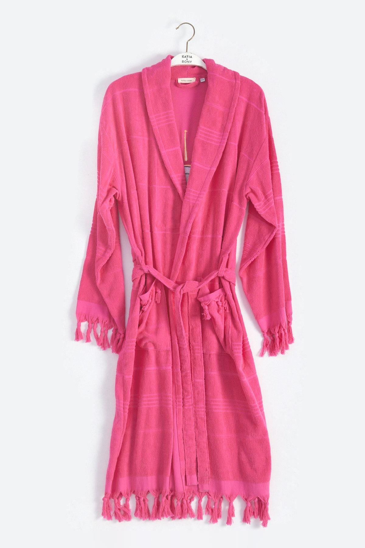 Soft Kadın Bornoz FUCHSIA