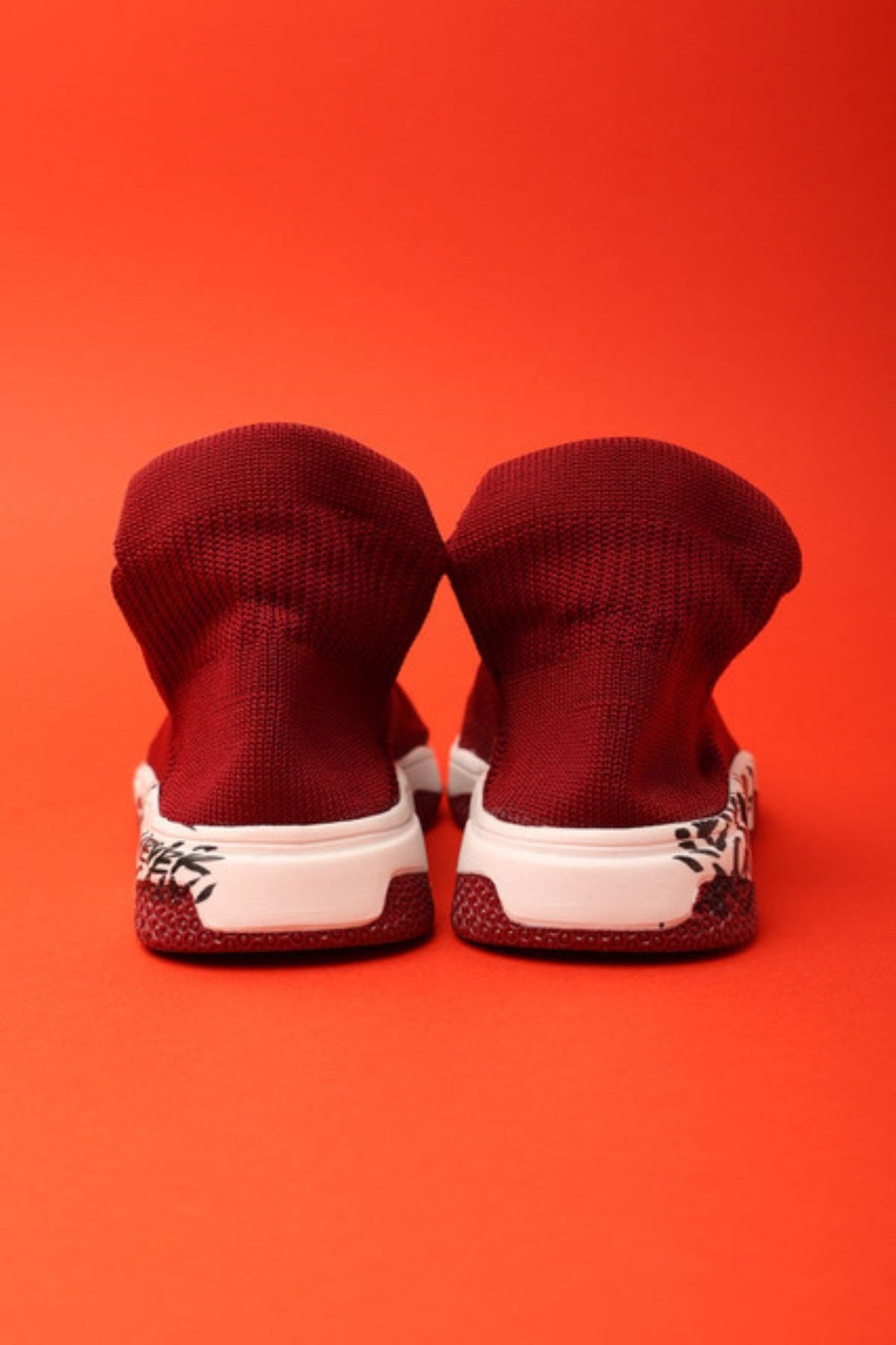Speed Kıds Shoes-BURGUNDY
