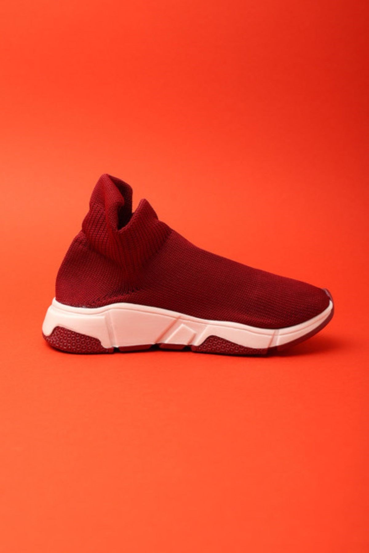 Speed Kıds Shoes-BURGUNDY