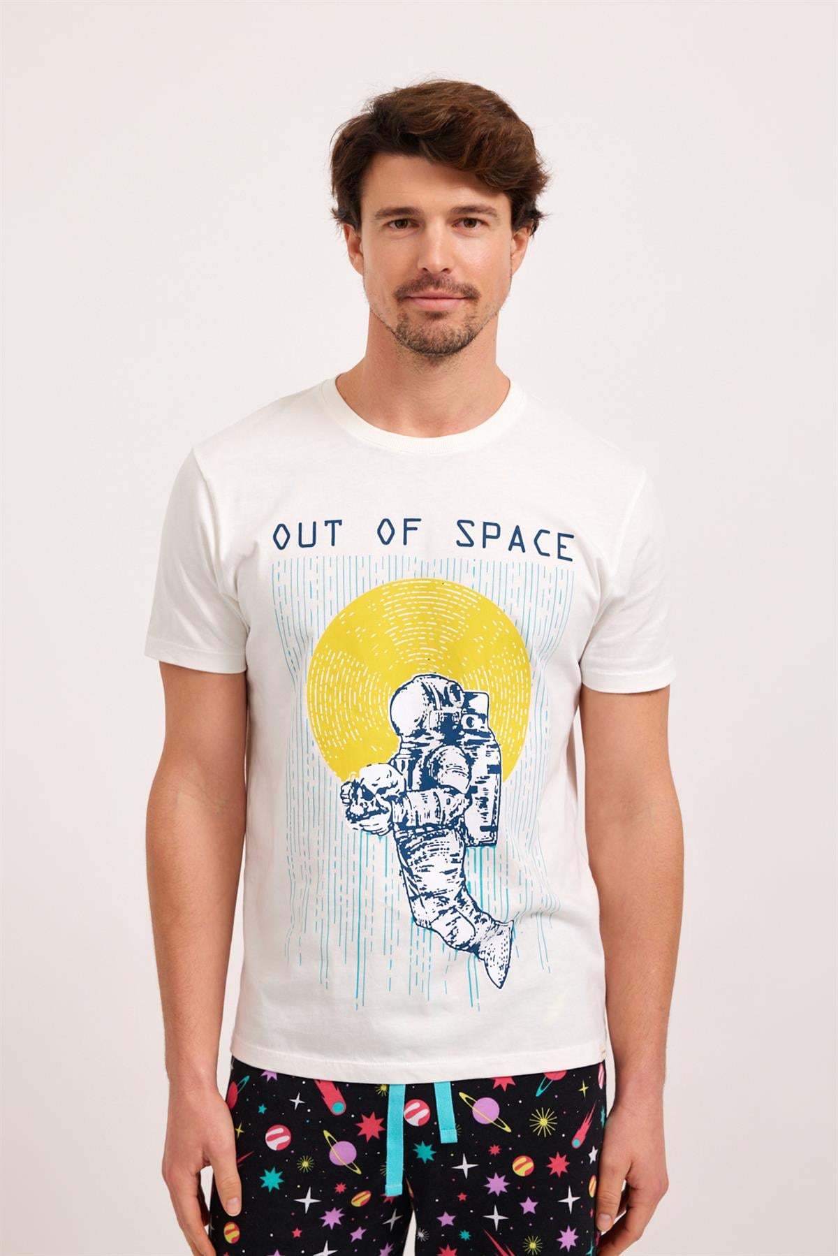 Supernova Erkek Pijama Takım SİYAH
