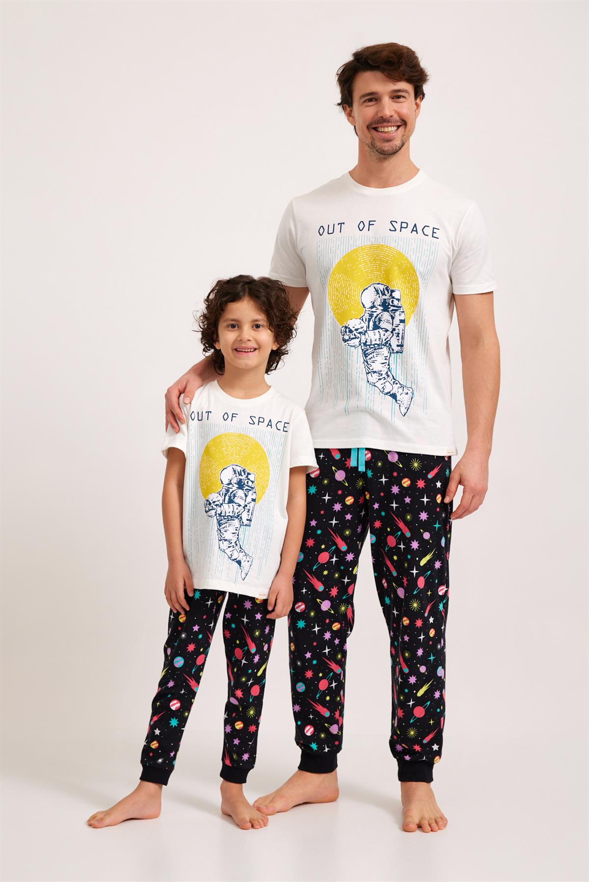Supernova Erkek Pijama Takım SİYAH