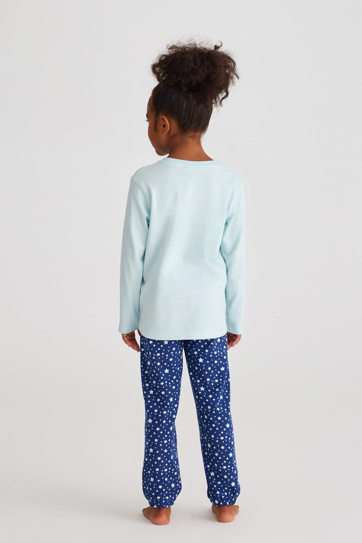 Sweet Dream Kız Çocuk Pijama Takımı Lacivert
