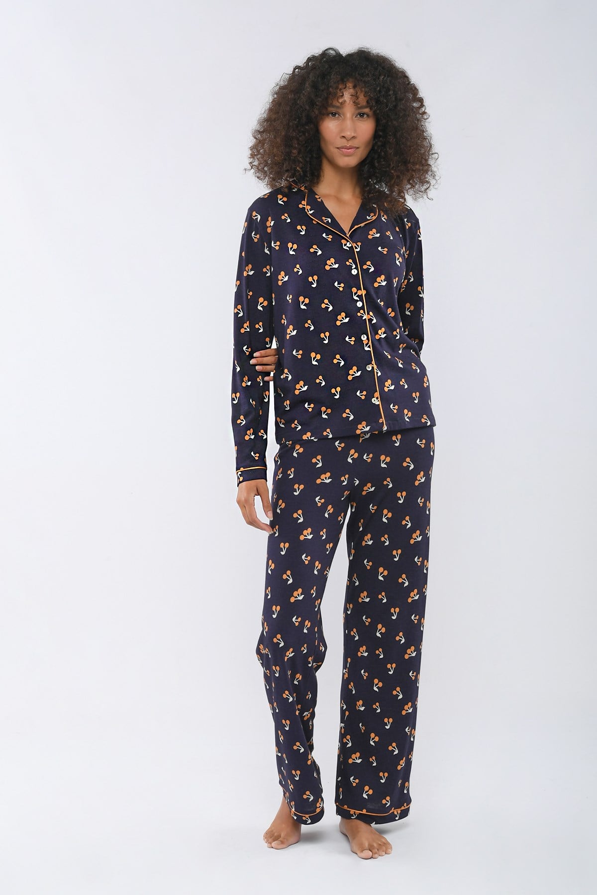 Sweet Dreams Kadın Pijama Üst Lacivert