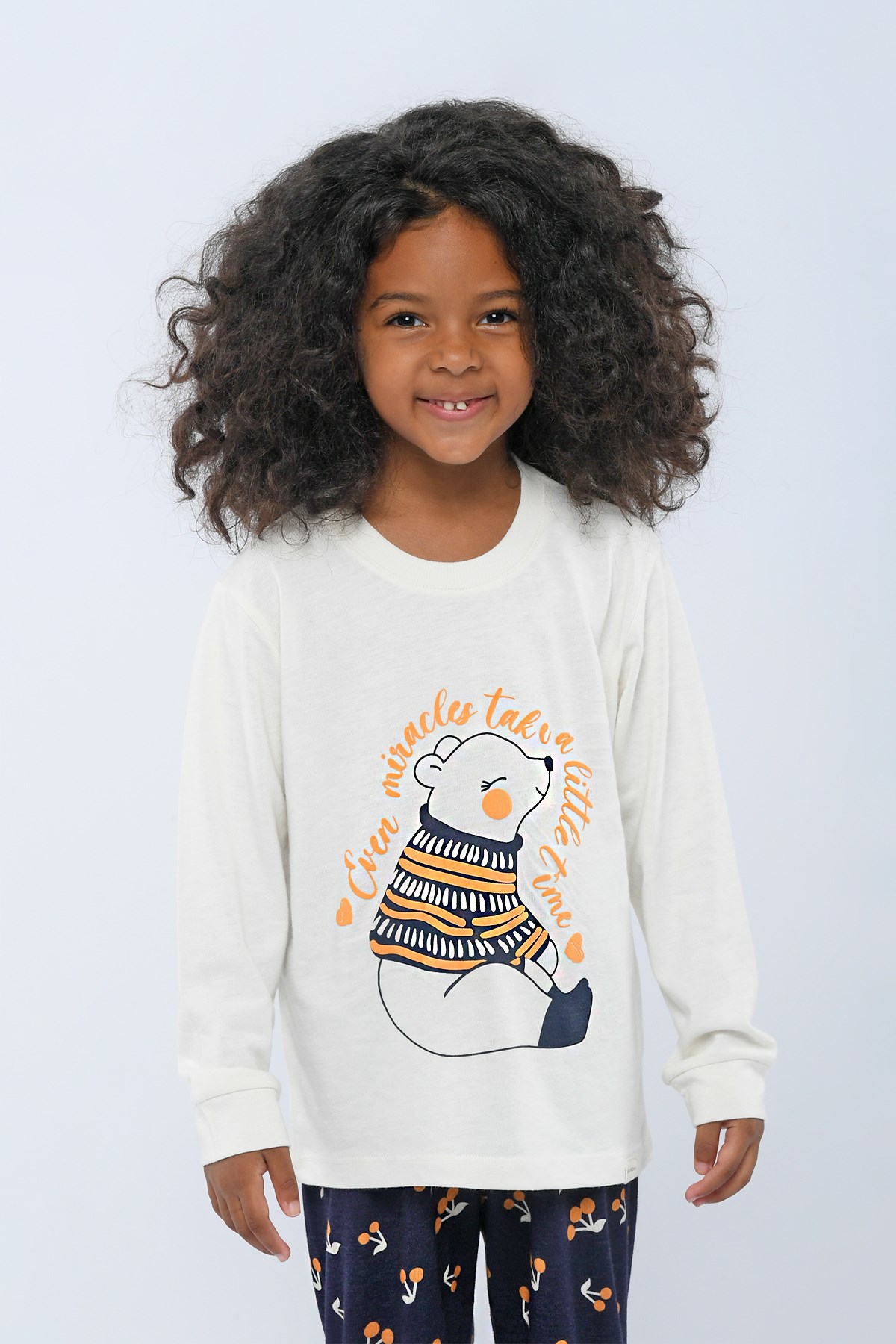 Sweet Dreams Kız Çocuk Pijama Takımı Desenli